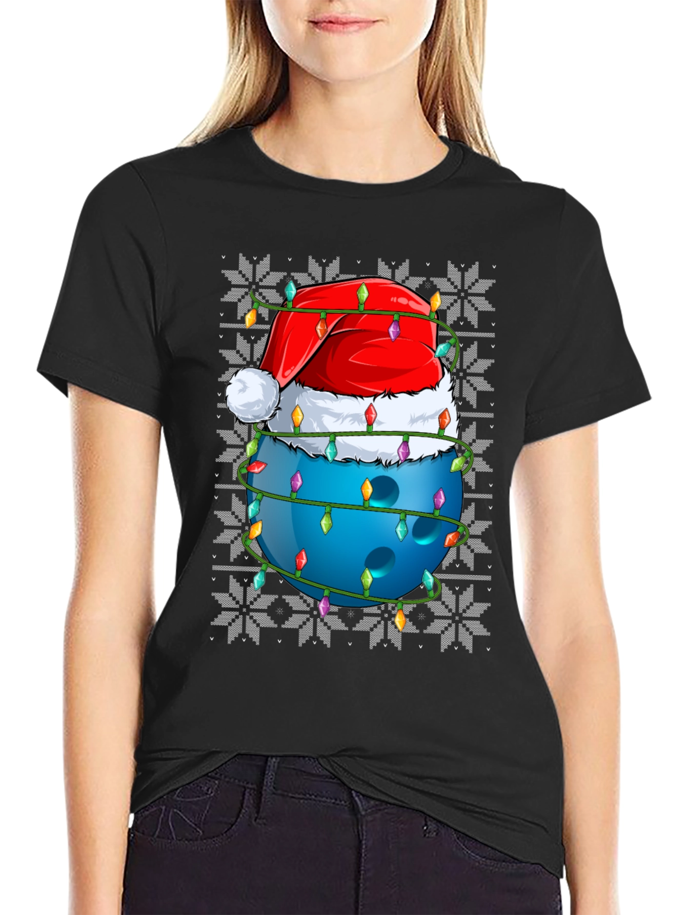 Christmas Bowling Ball T-Shirt