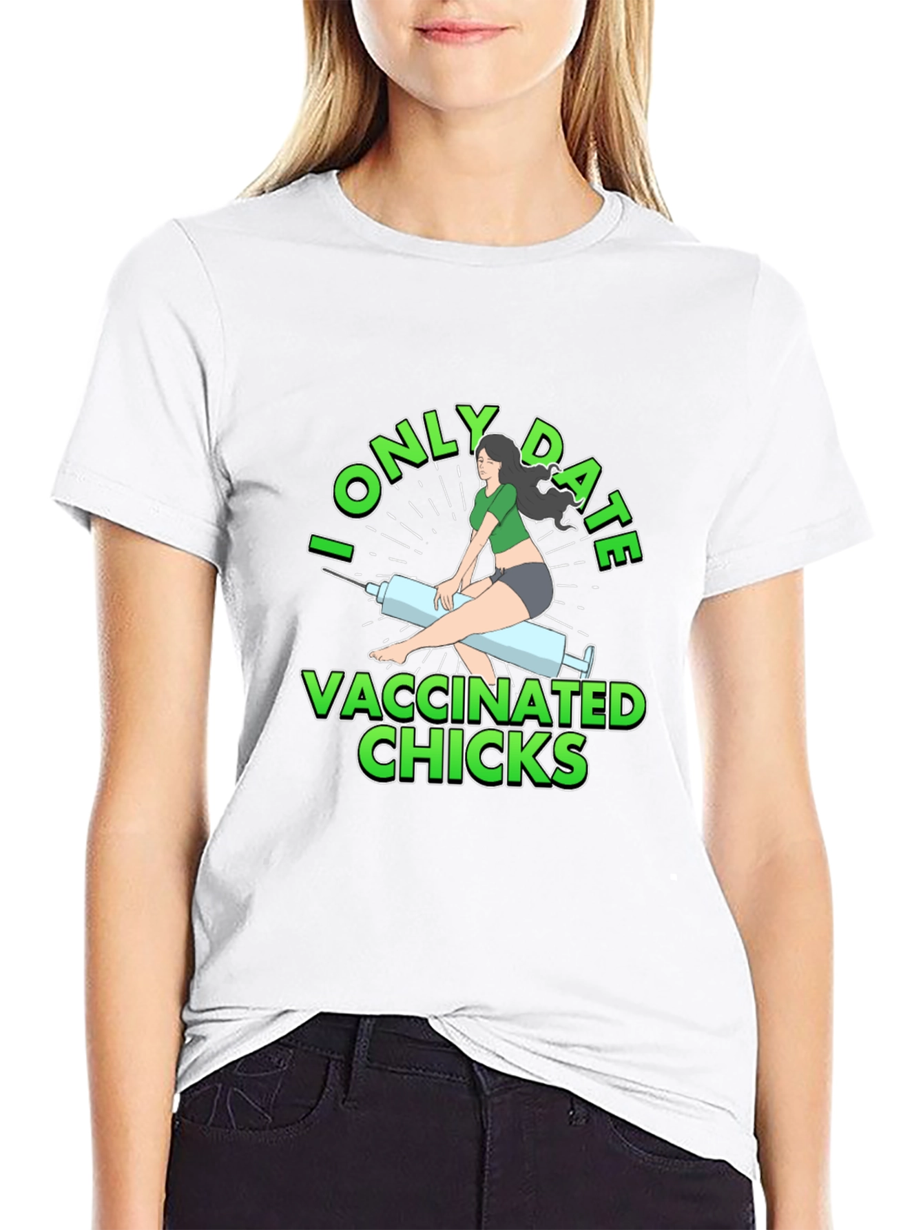 Vaccinated Chicks Graphic Tee