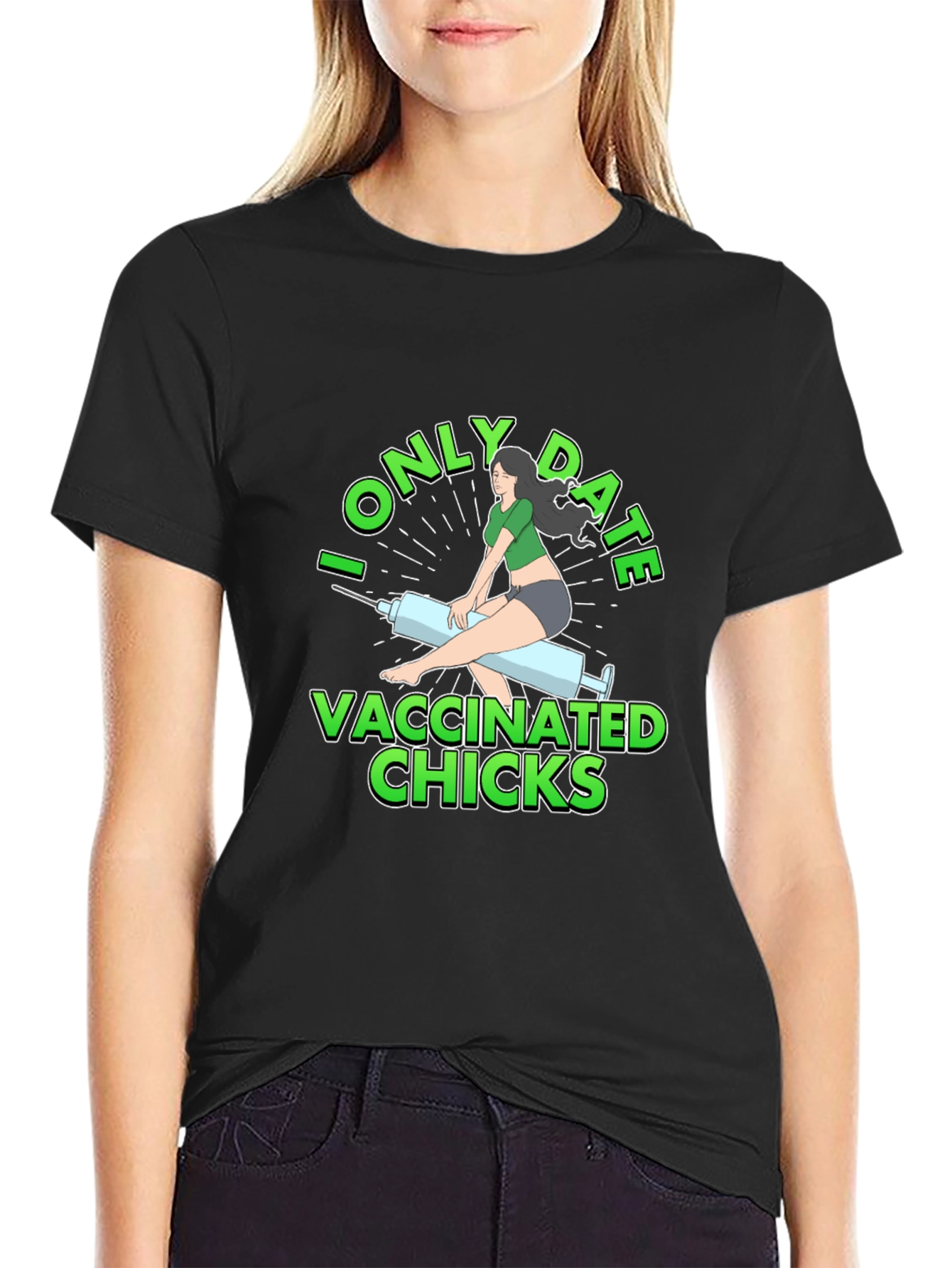 Vaccinated Chicks Graphic Tee