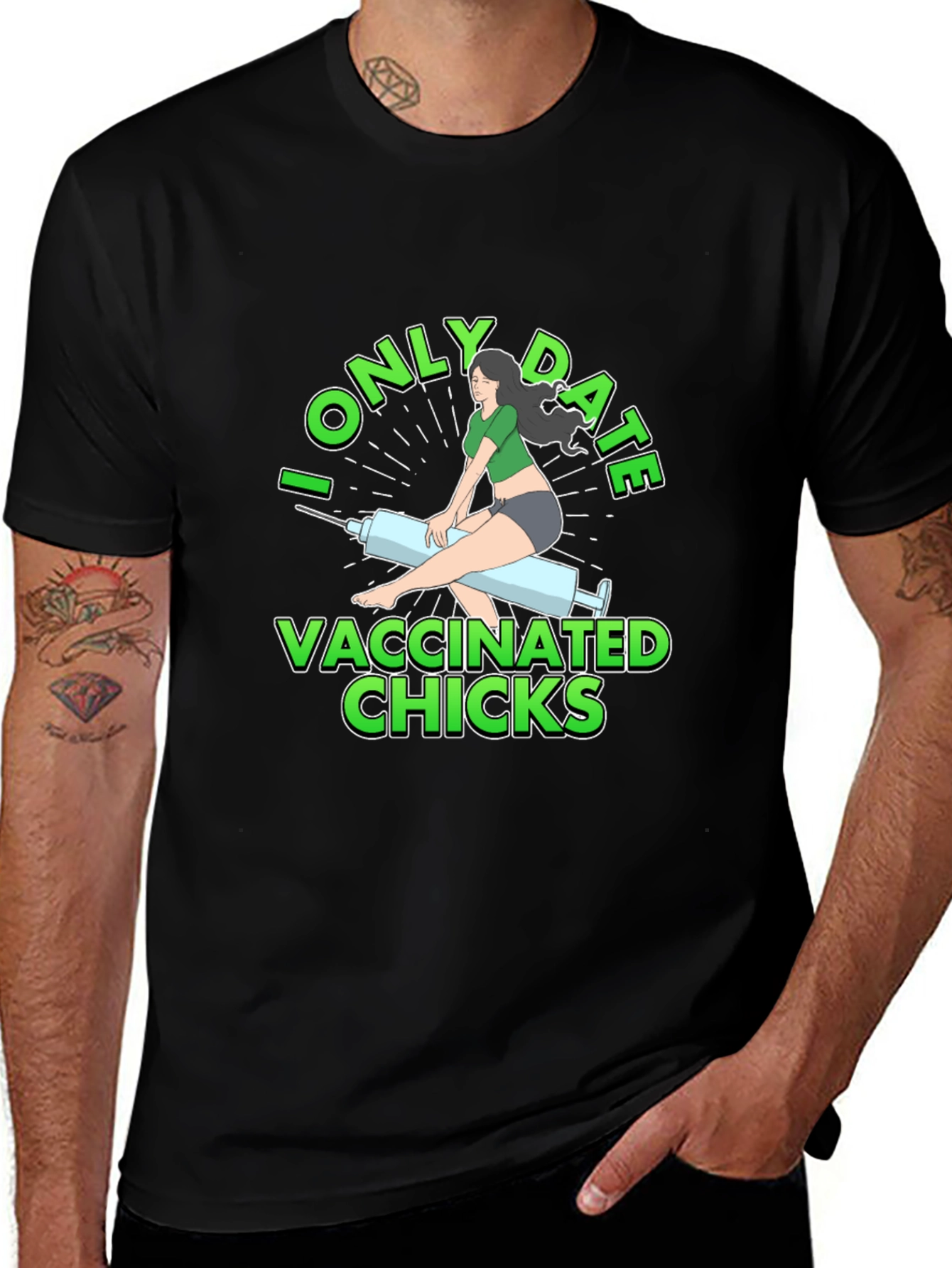 Vaccinated Chicks Graphic Tee