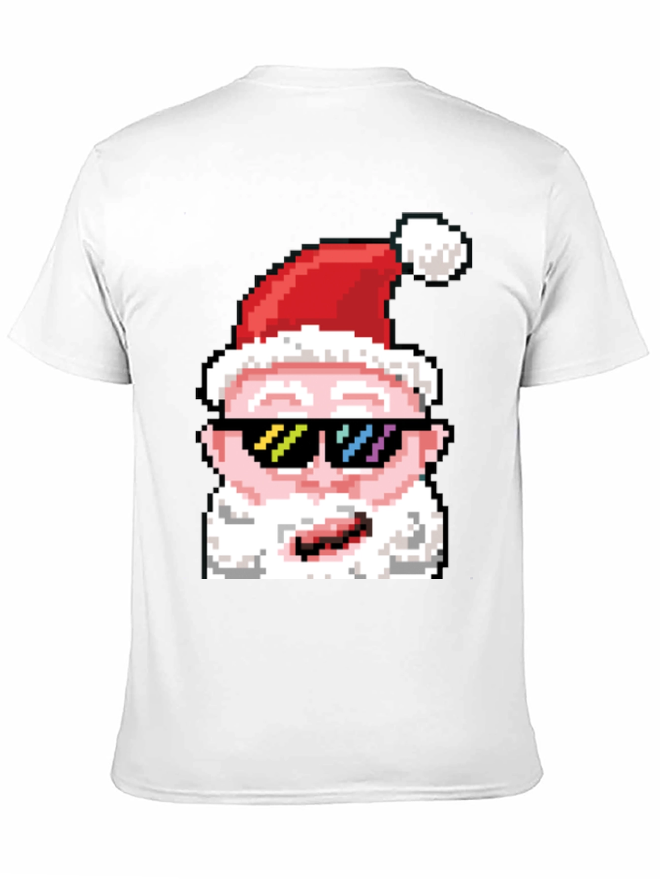 Cool Pixel Santa T-Shirt