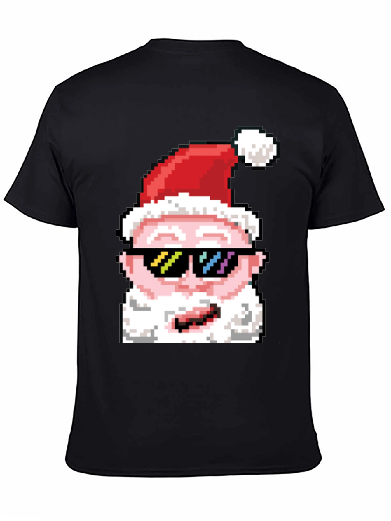 Cool Pixel Santa T-Shirt