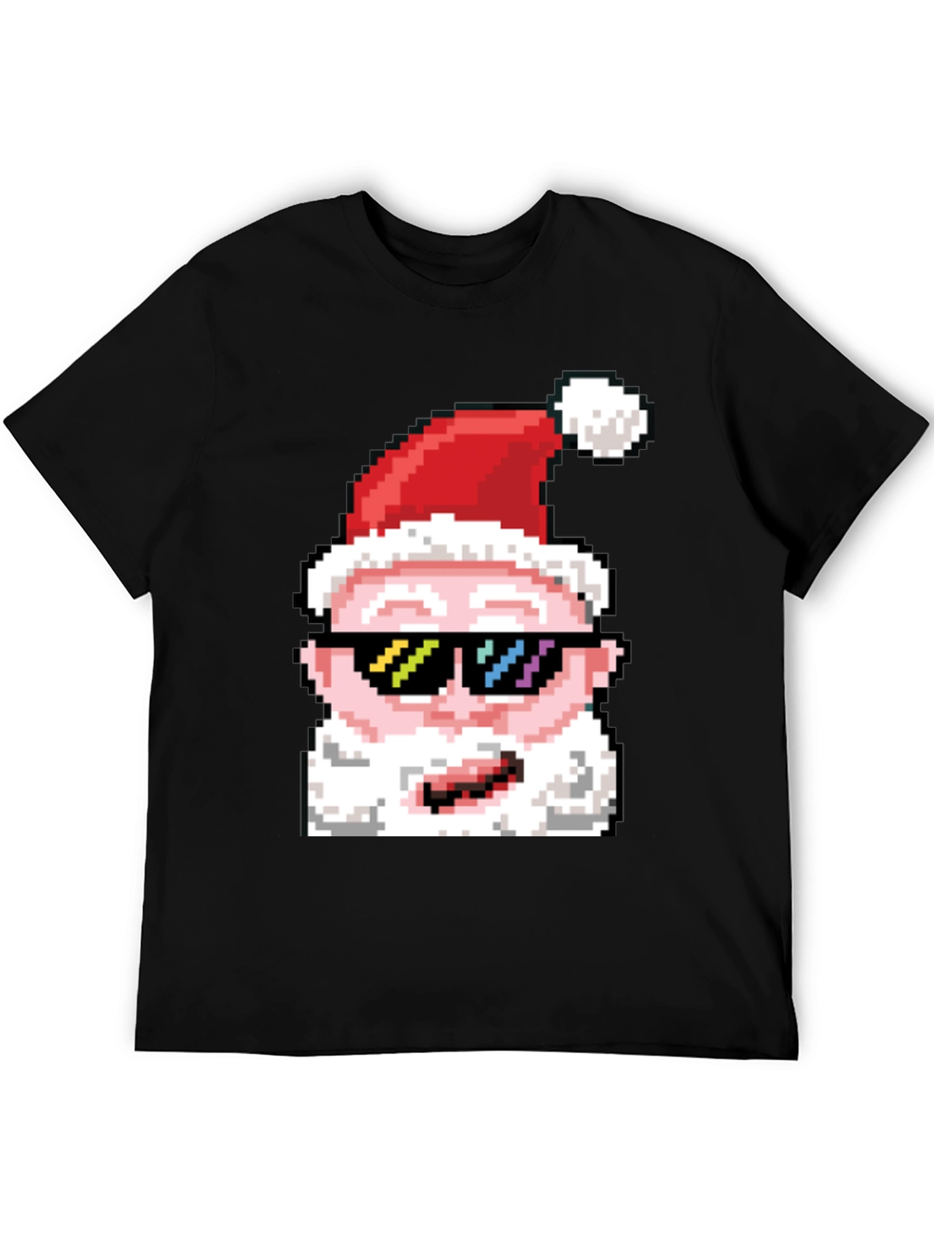 Cool Pixel Santa T-Shirt