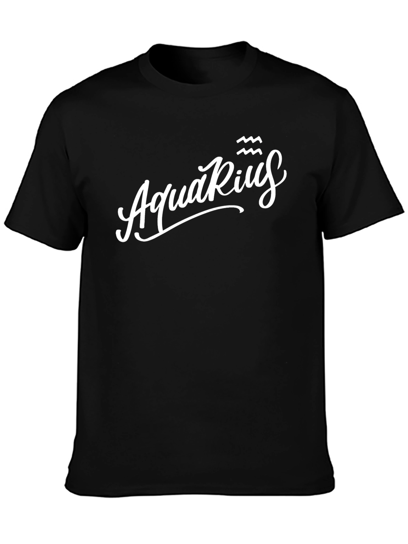 Aquarius Zodiac Sign Graphic T-Shirt
