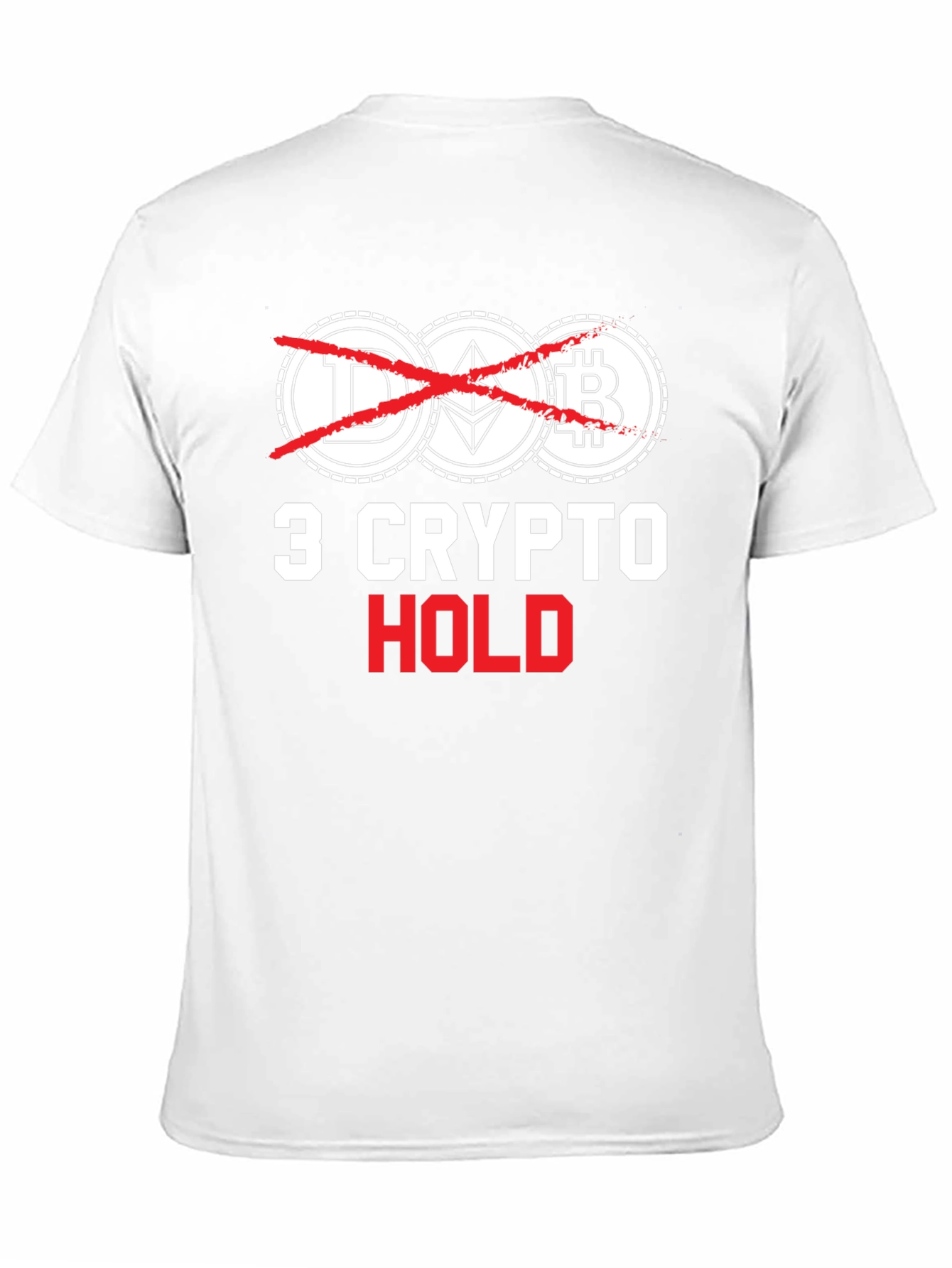 Crypto Hold T-Shirt - Bitcoin Ethereum Dogecoin