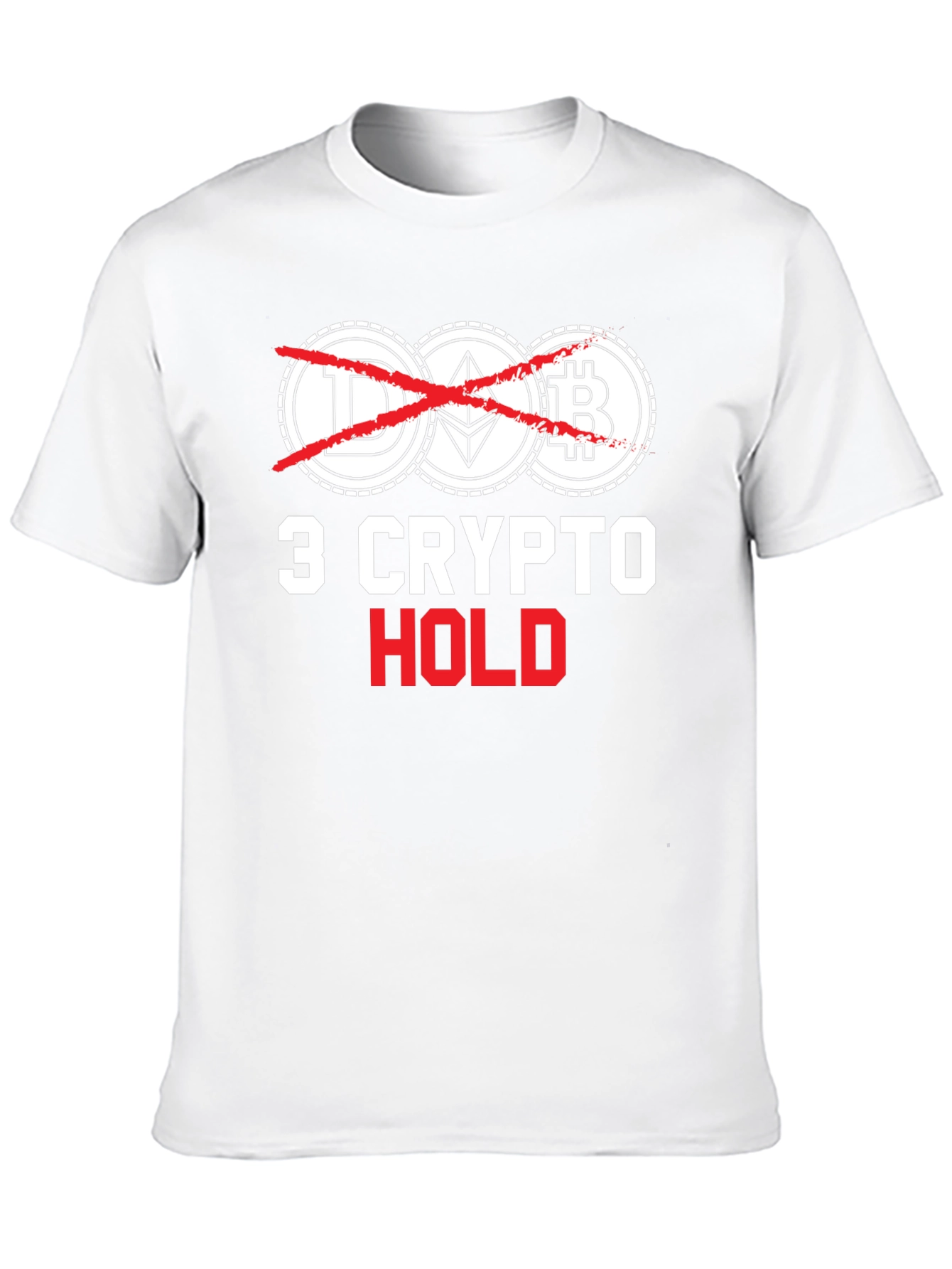 Crypto Hold T-Shirt - Bitcoin Ethereum Dogecoin