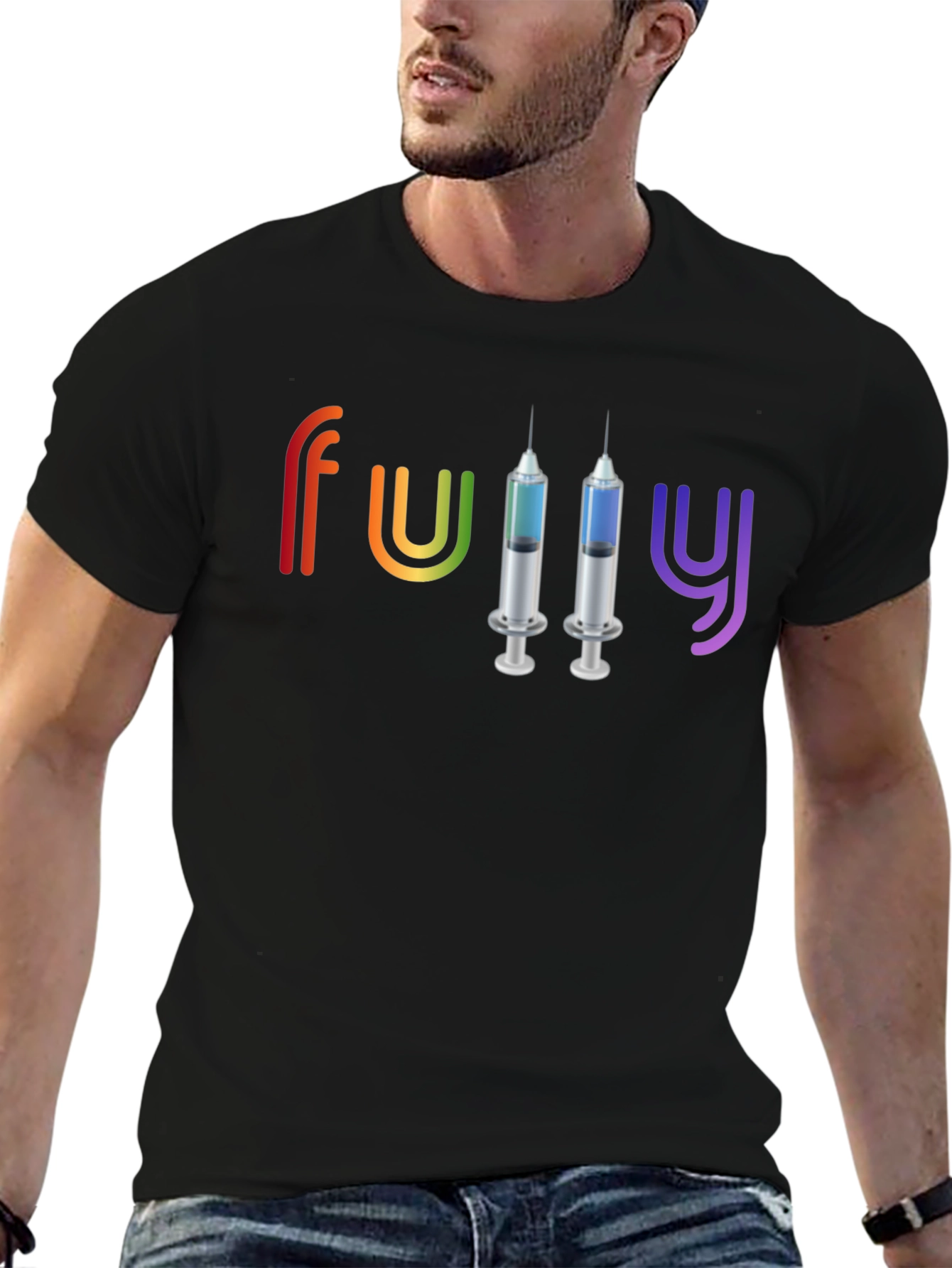 Funny Colorful Syringe T-Shirt