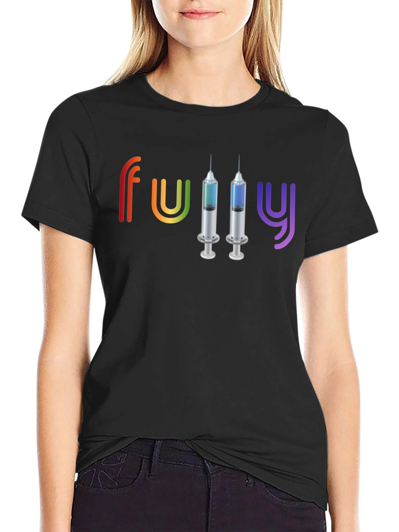 Funny Colorful Syringe T-Shirt
