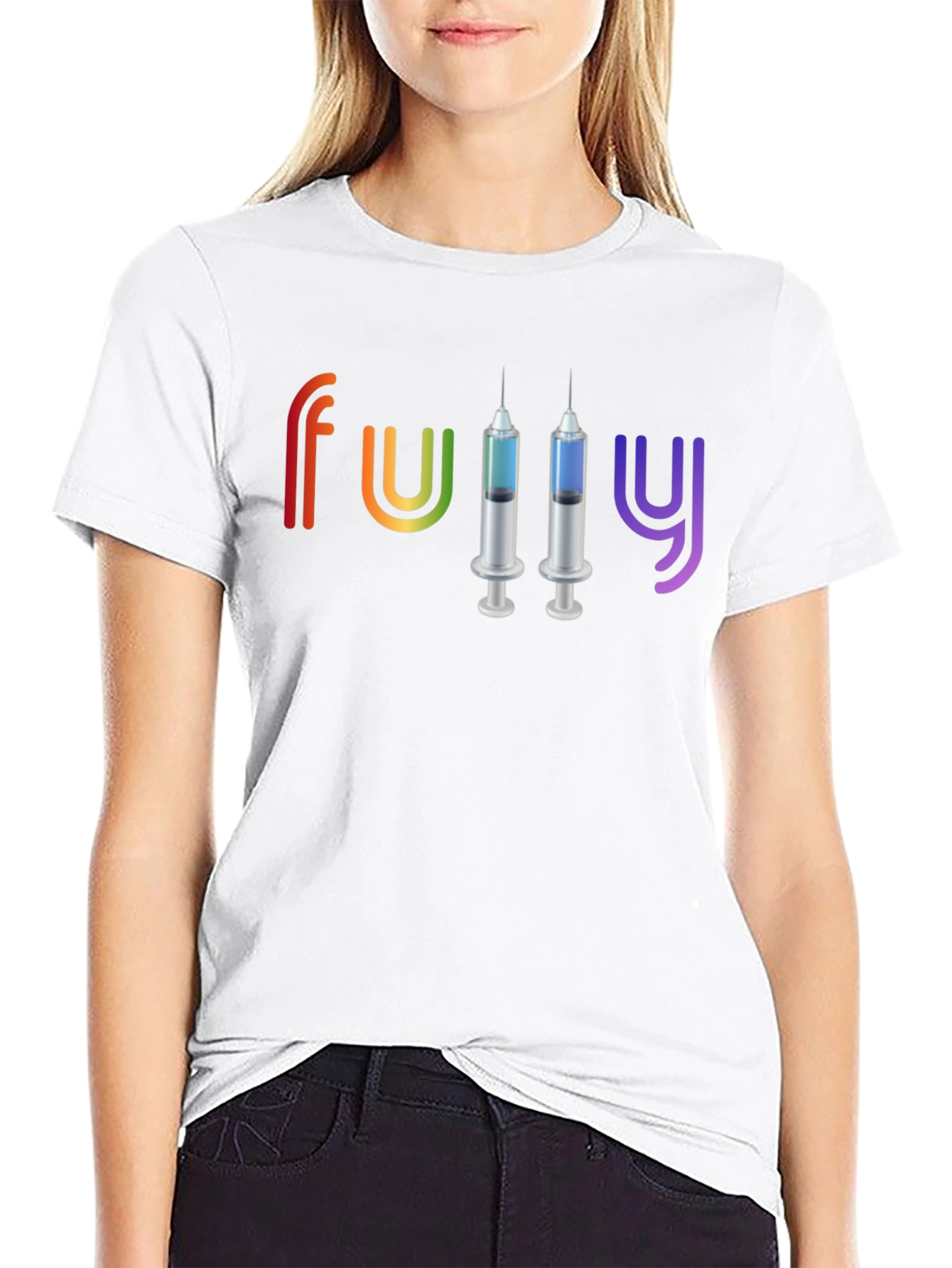Funny Colorful Syringe T-Shirt