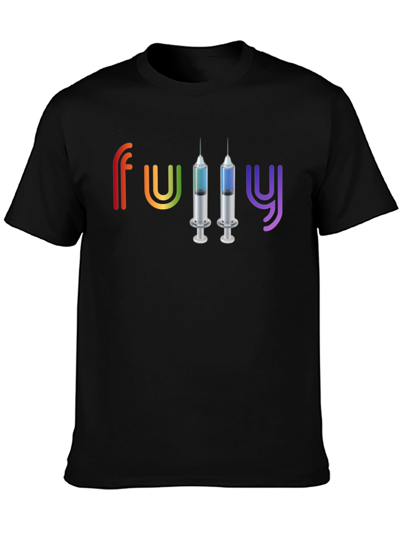 Funny Colorful Syringe T-Shirt