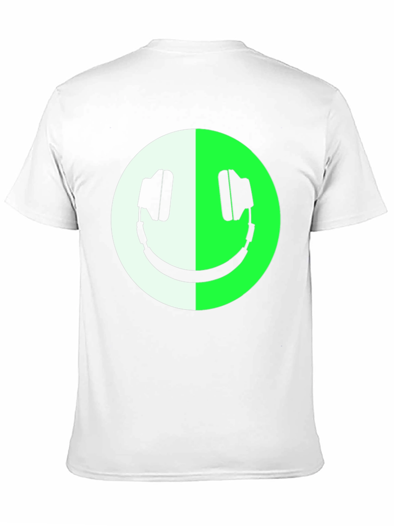 Smiley DJ Headphones Graphic Tee