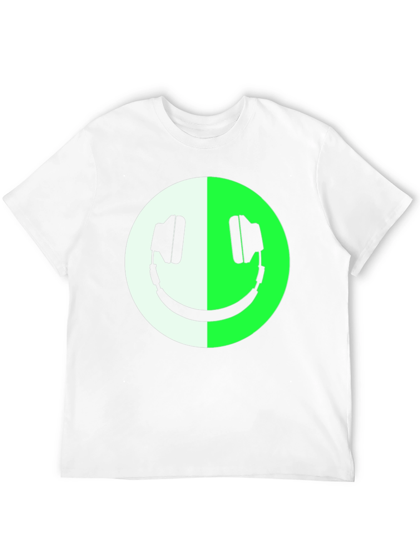 Smiley DJ Headphones Graphic Tee