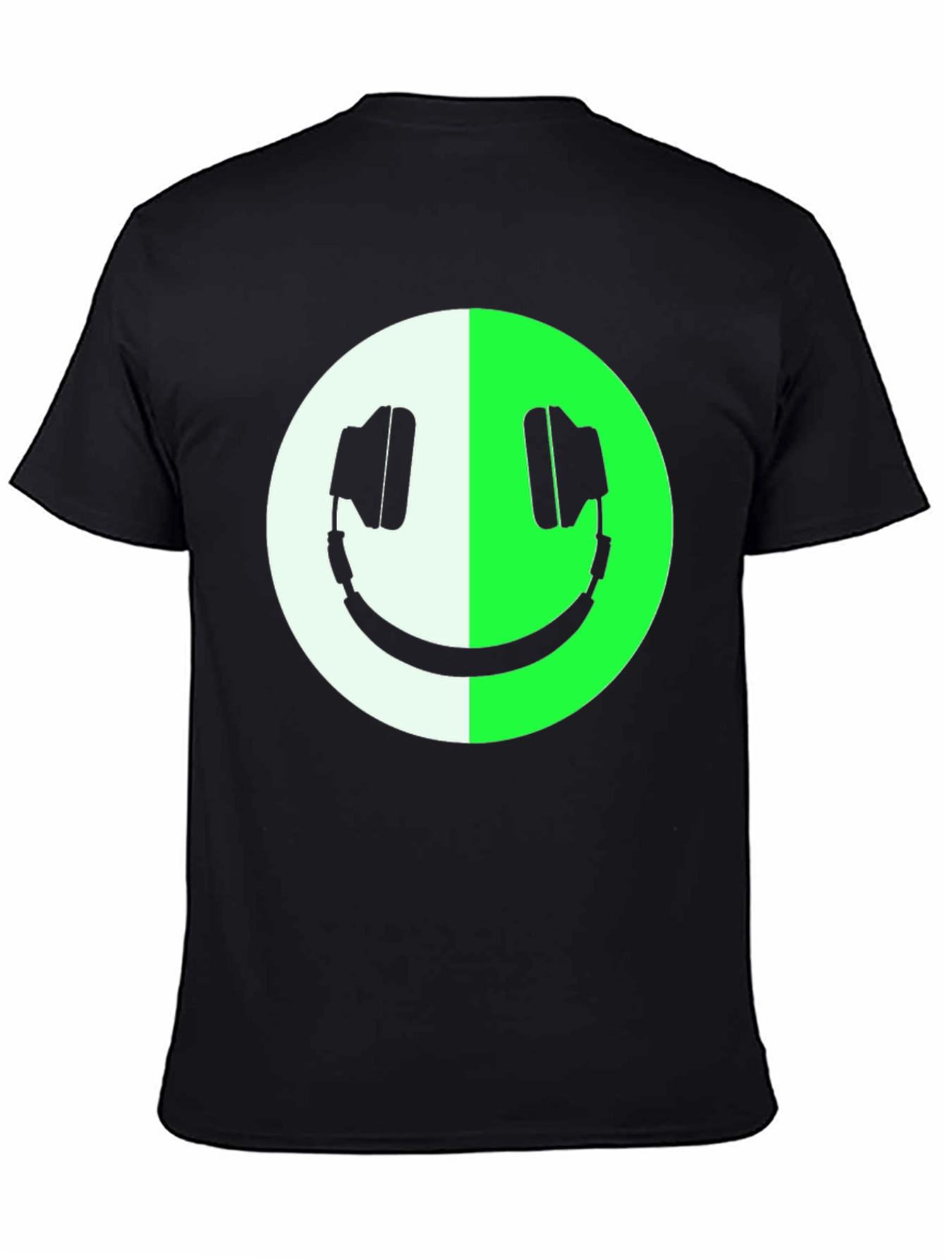 Smiley DJ Headphones Graphic Tee