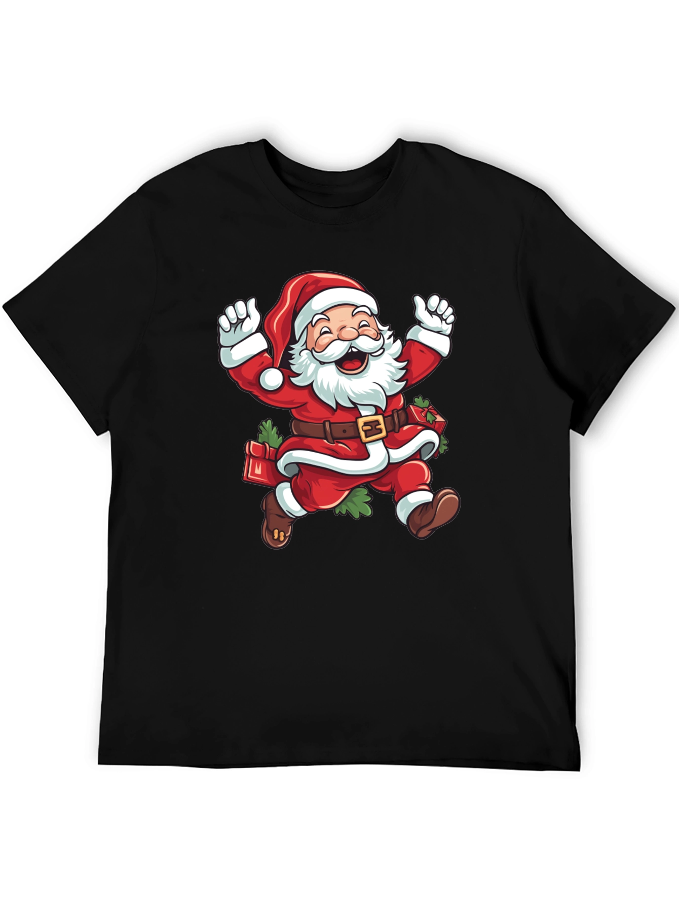 Santa Claus T-Shirt - Christmas Holiday Cheer