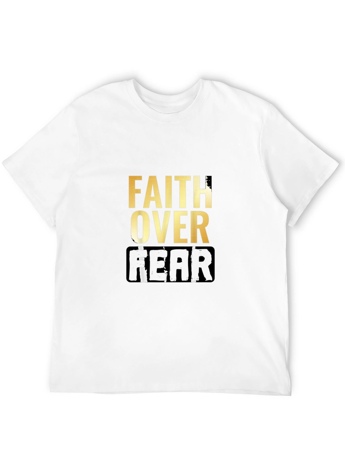 Faith Over Fear Graphic Tee - Inspirational Shirt