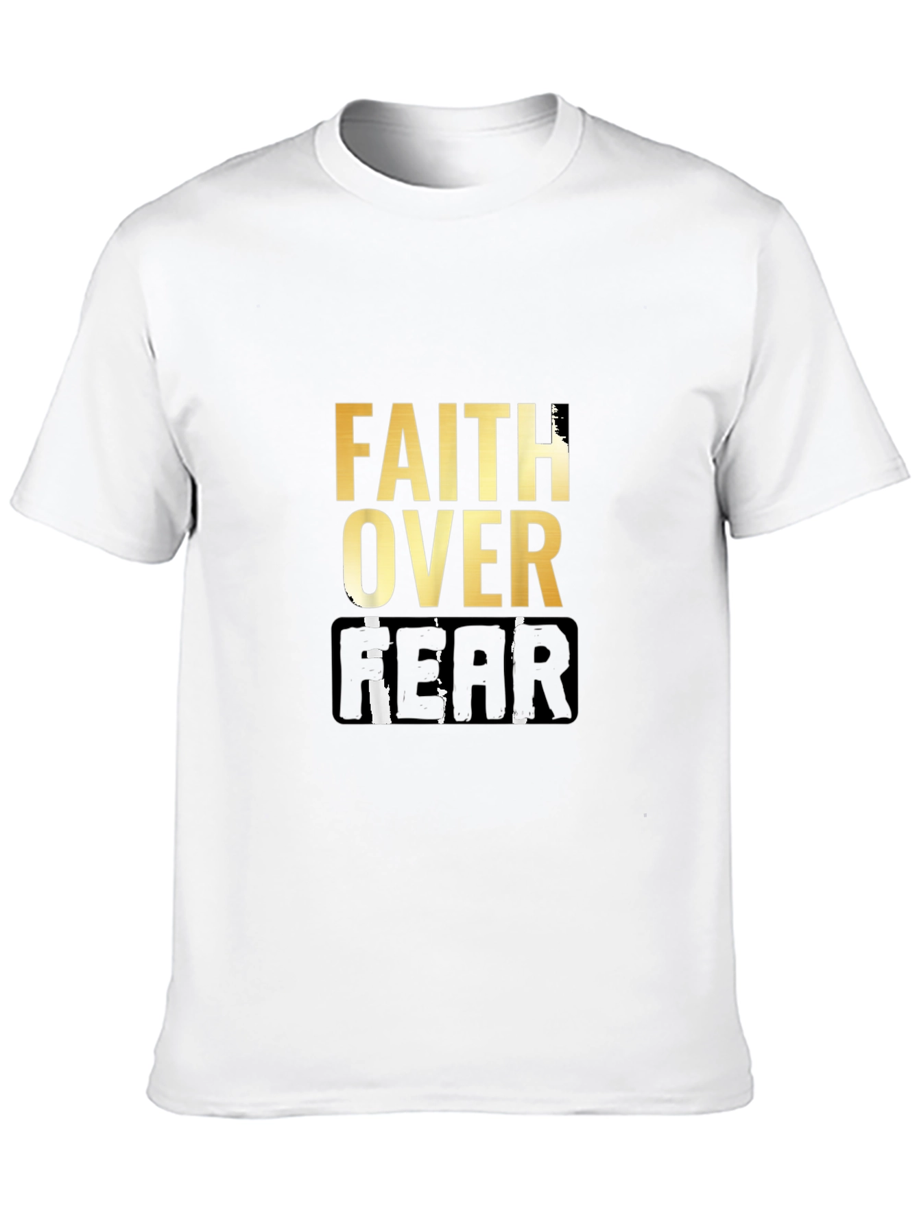 Faith Over Fear Graphic Tee - Inspirational Shirt
