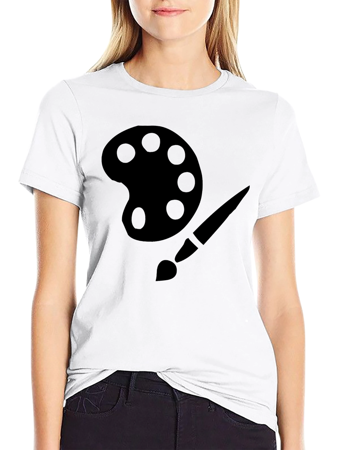 Artist Palette T-Shirt - Creative Design