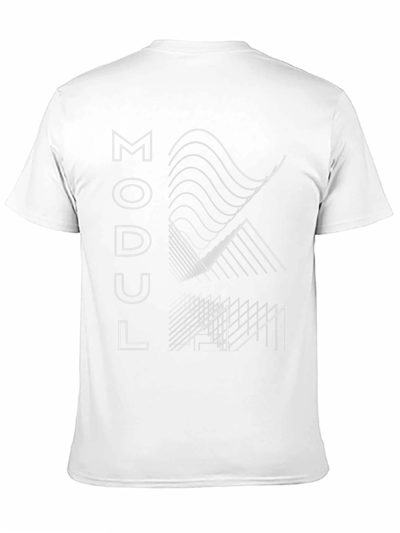 Modern Graphic Tee - Modulum Design Black T-Shirt