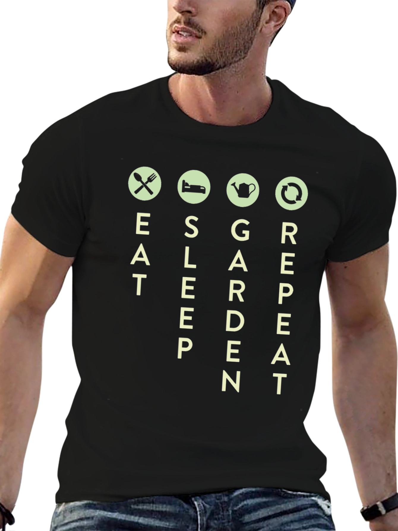 Eat Sleep Garden Repeat T-Shirt