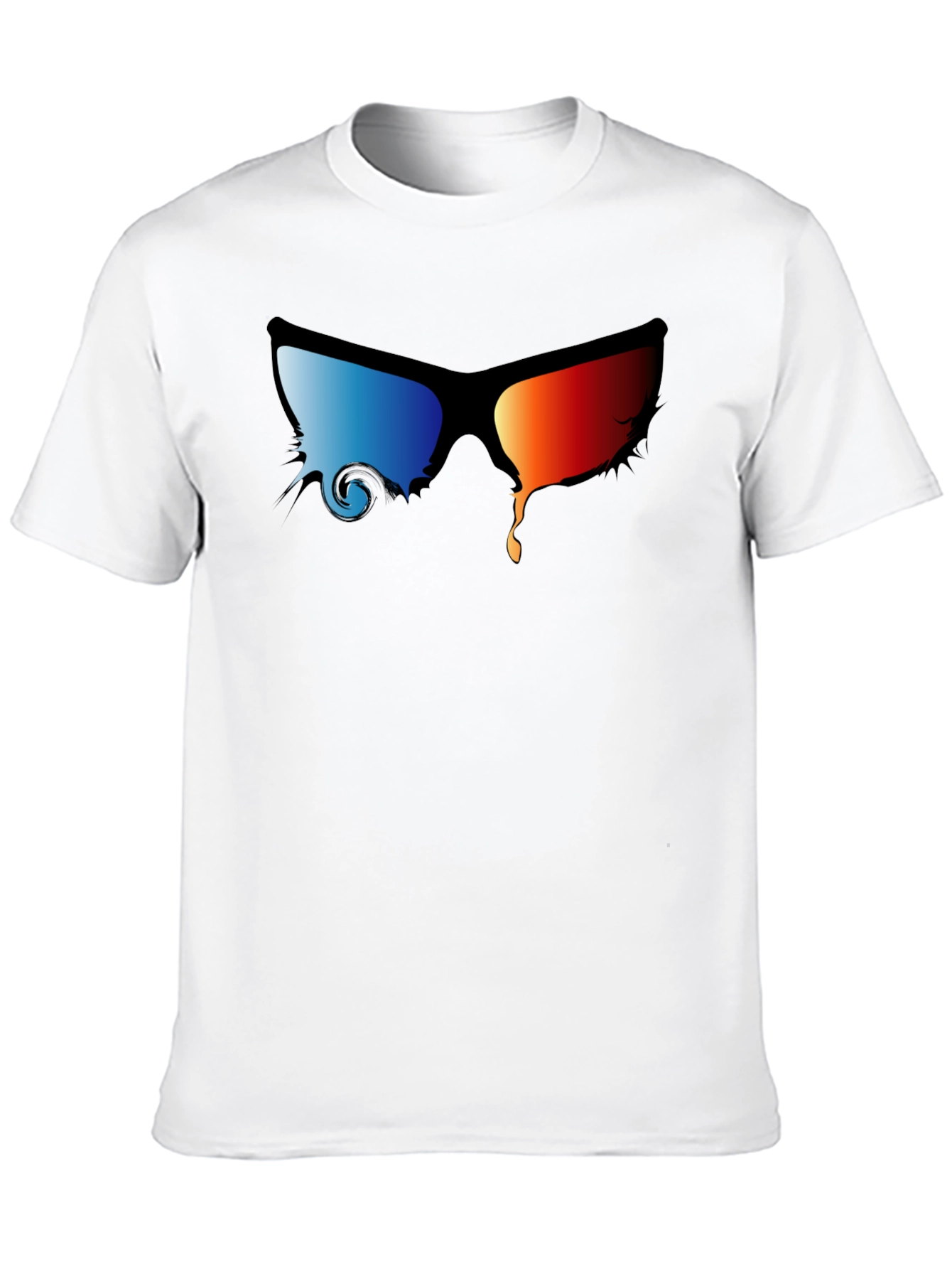 Cool Melting Sunglasses Graphic T-Shirt