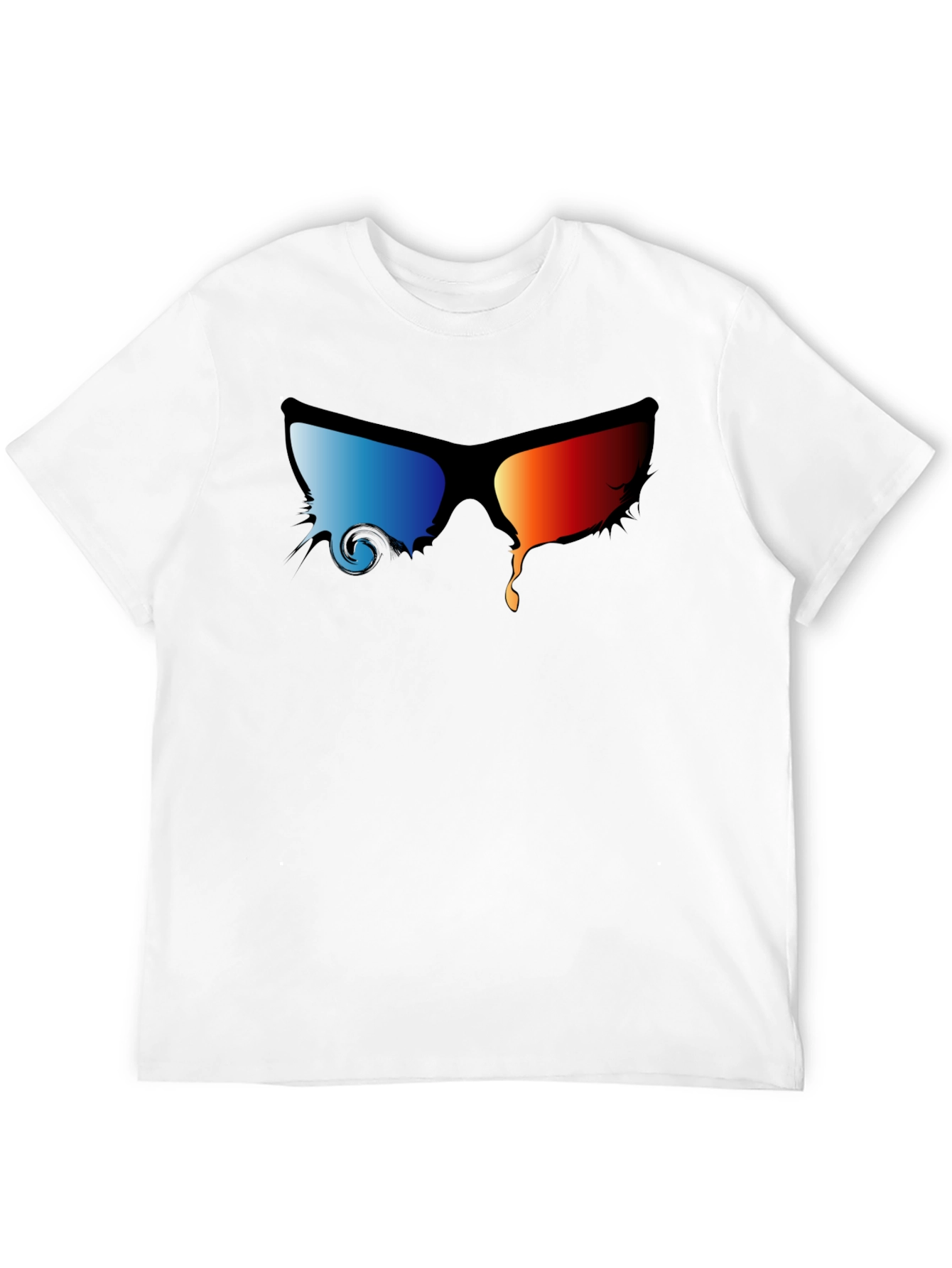 Cool Melting Sunglasses Graphic T-Shirt