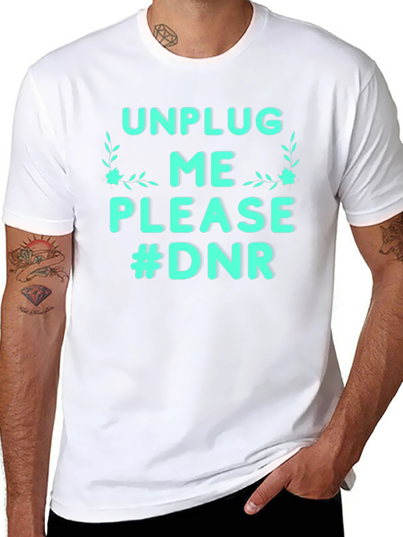 Unplug Me Please #DNR Graphic Tee