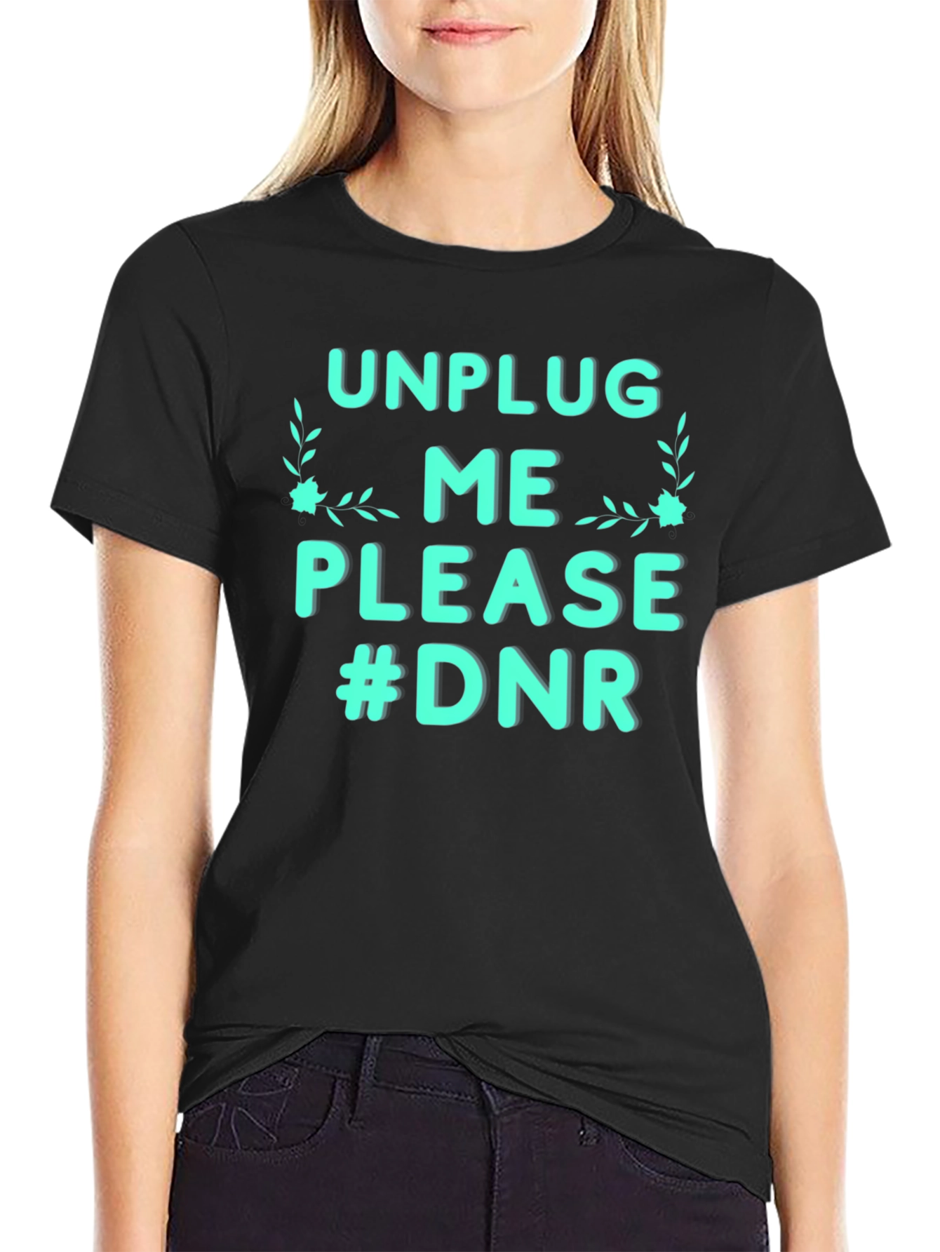 Unplug Me Please #DNR Graphic Tee