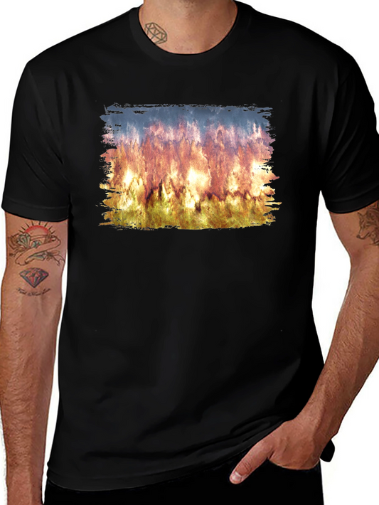 Flame Artwork T-Shirt