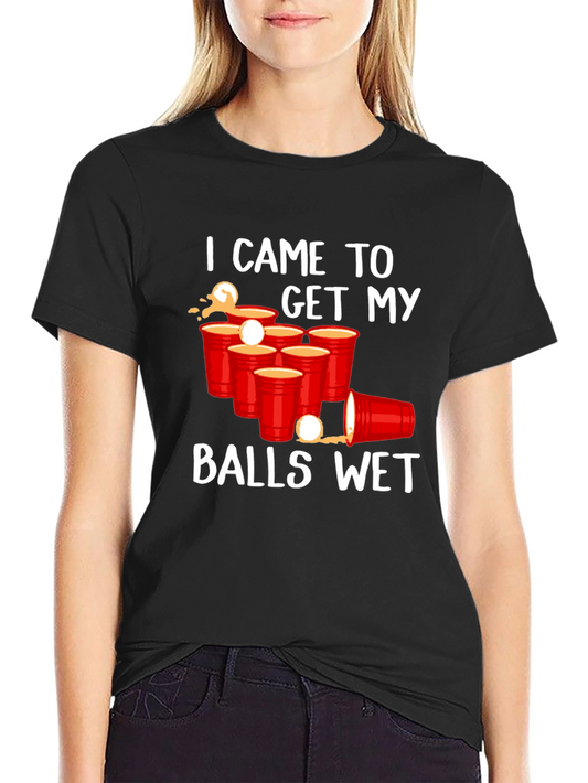 Balls Wet T-Shirt Beer Pong Party