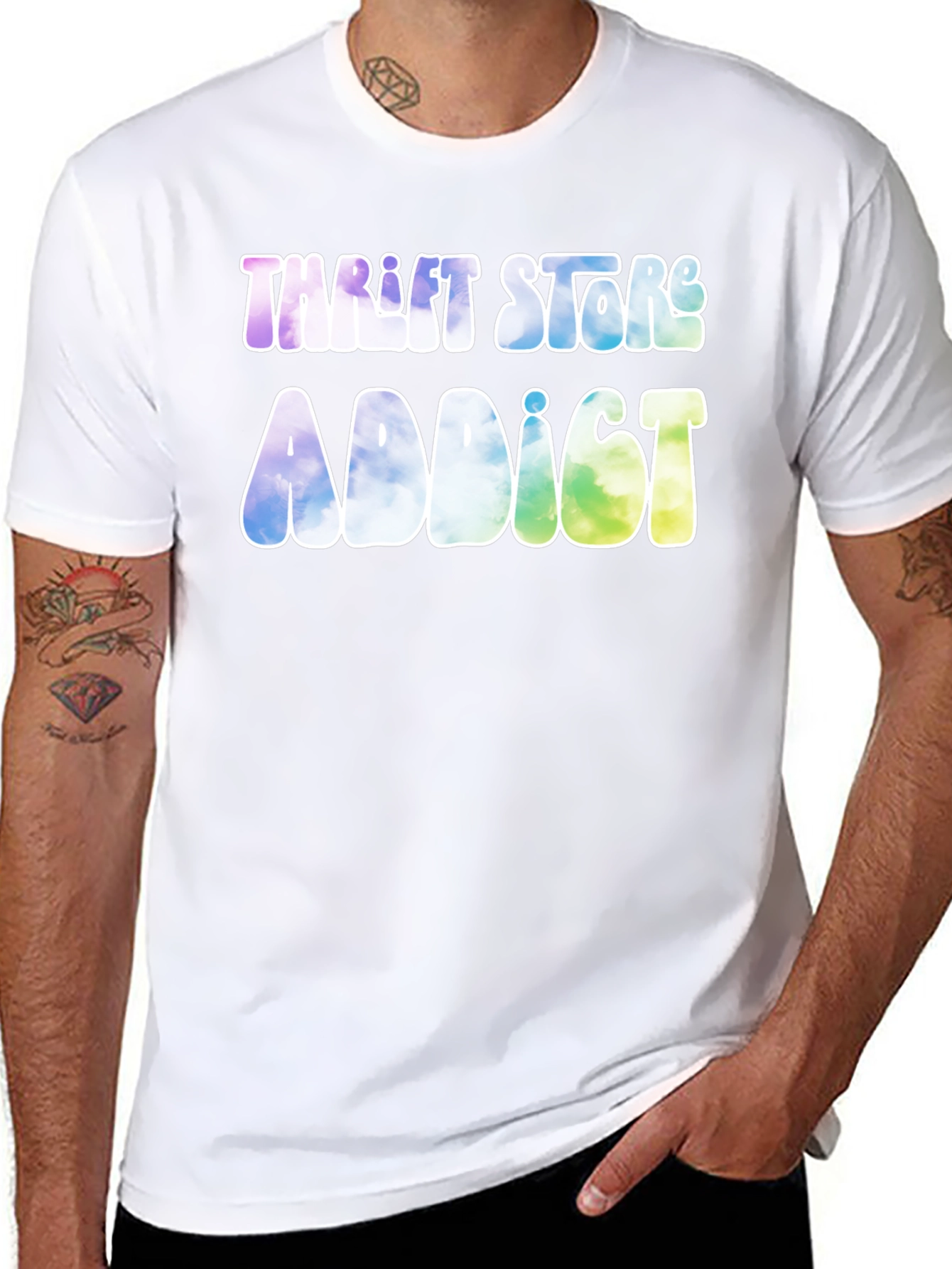 Thrift Store Addict Graphic Tee