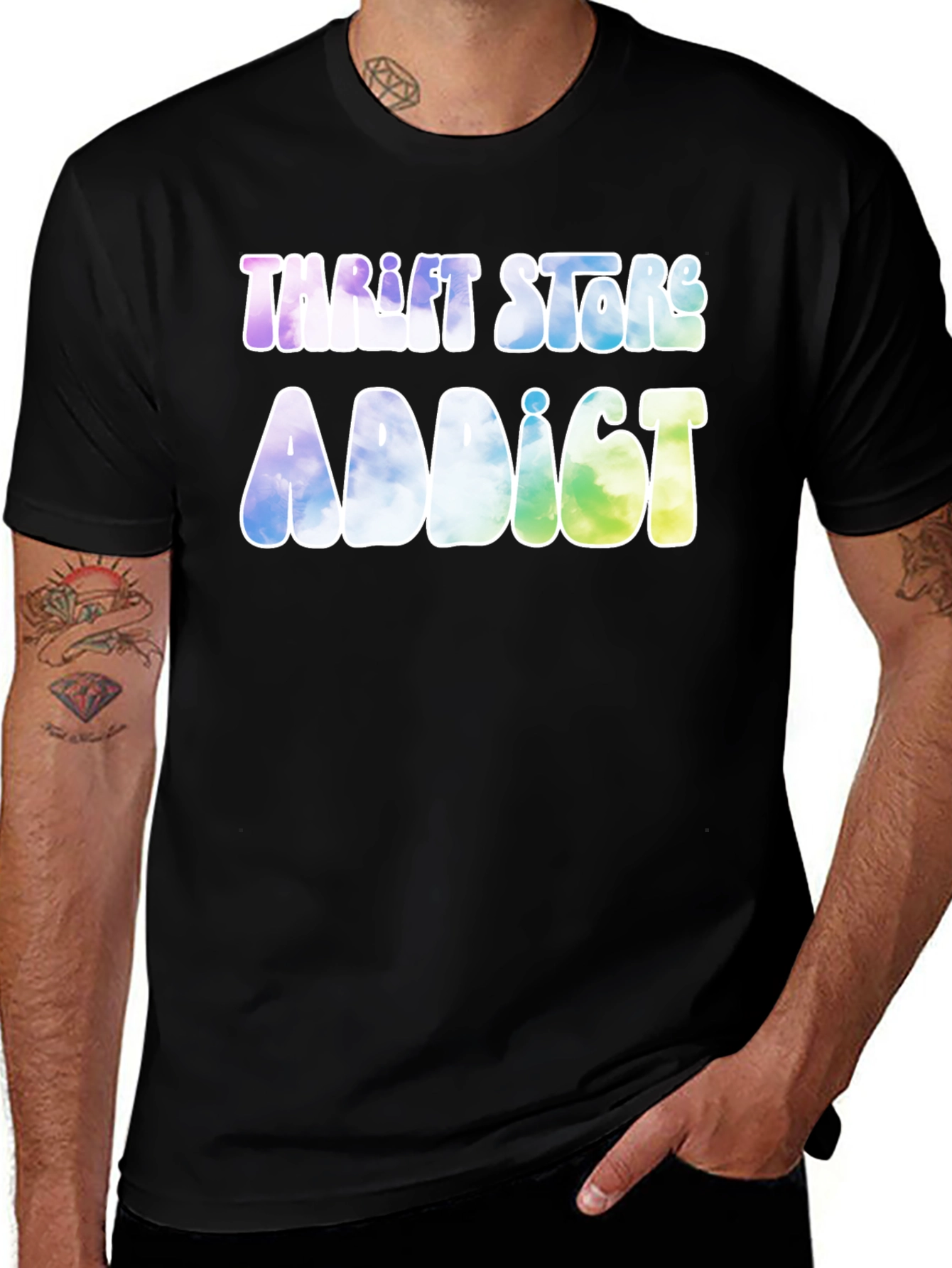 Thrift Store Addict Graphic Tee