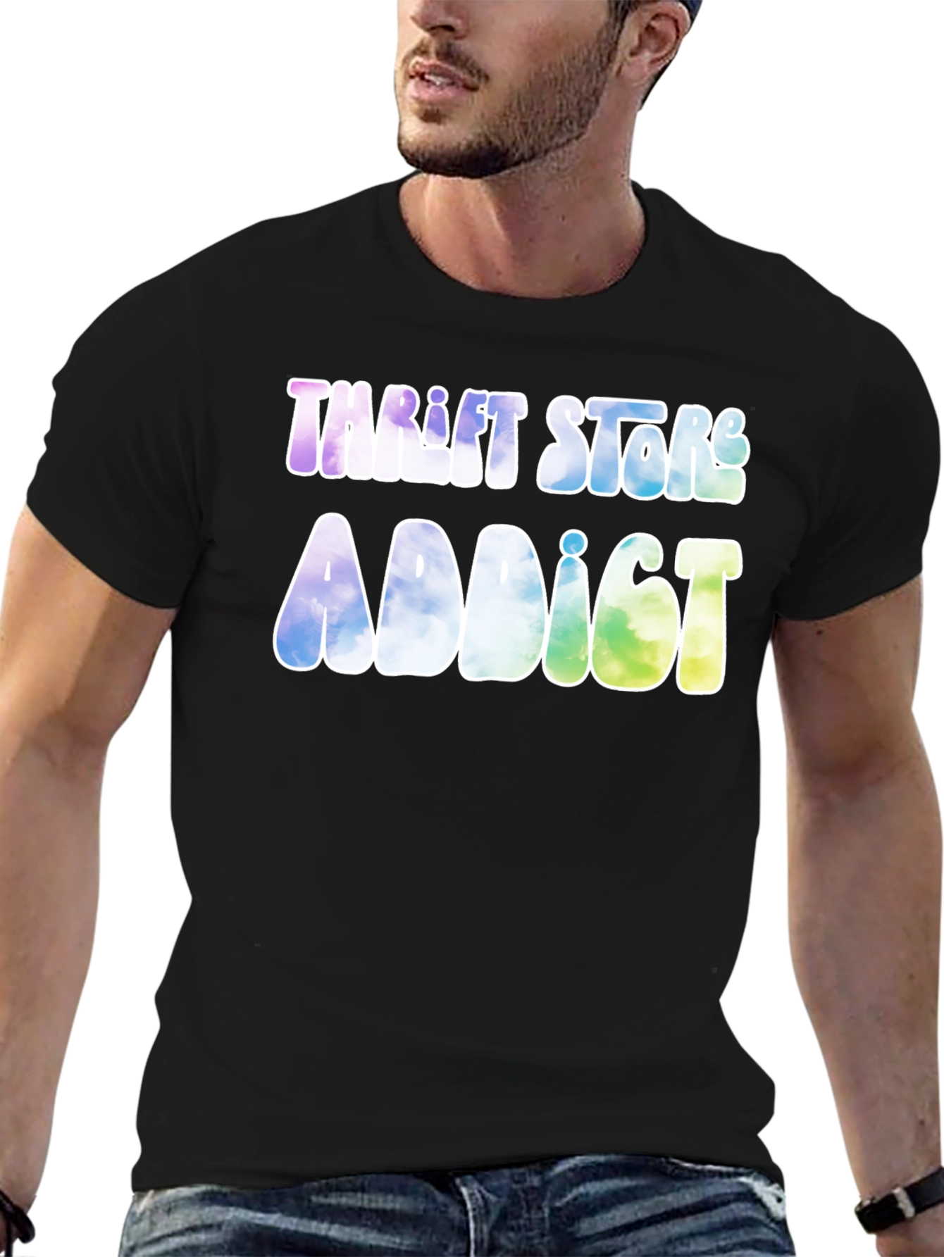 Thrift Store Addict Graphic Tee