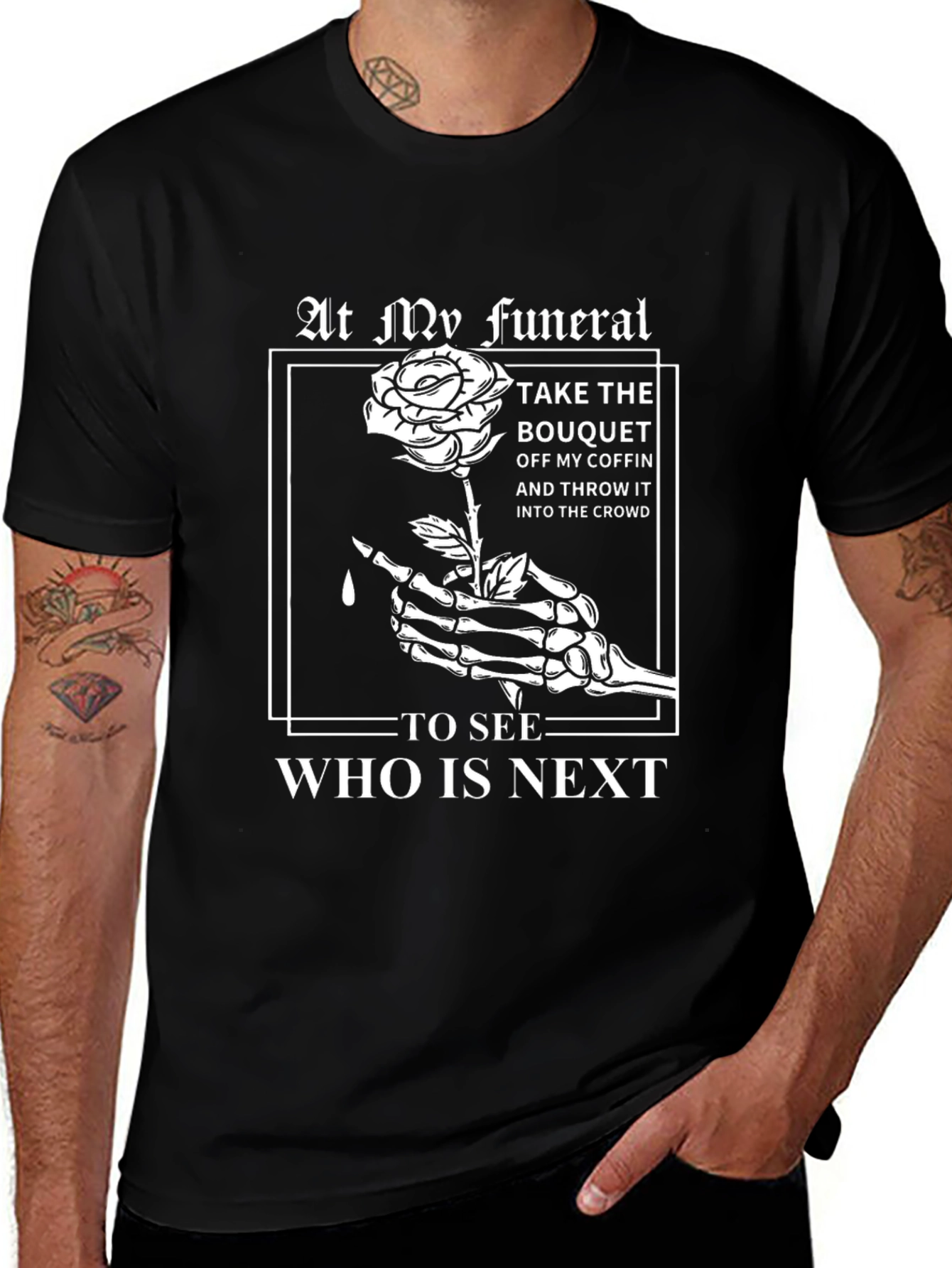 At My Funeral Graphic T-Shirt