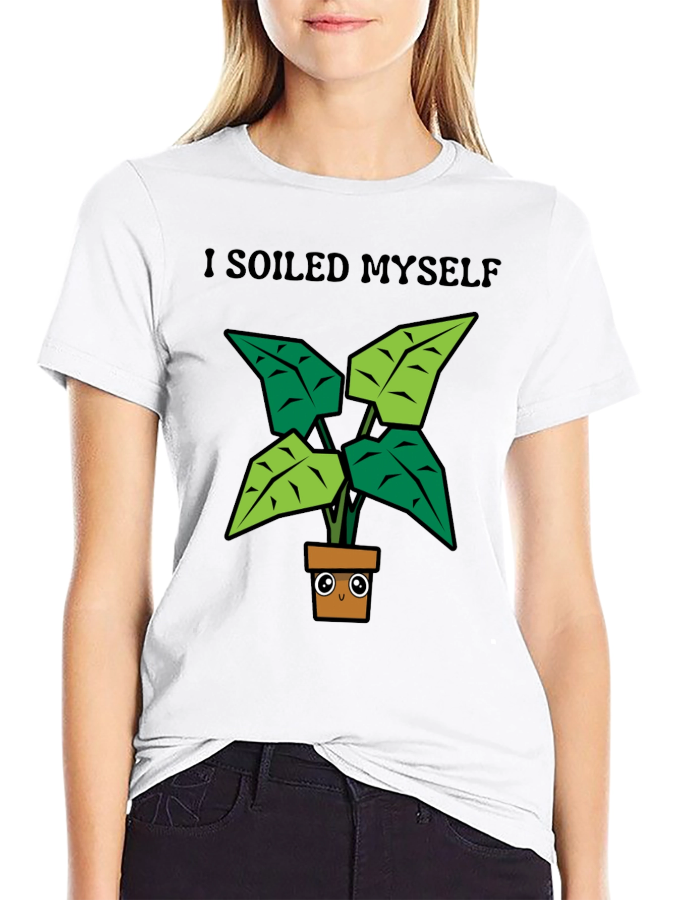 I Soiled Myself Plant T-Shirt - Funny Gardening Tee