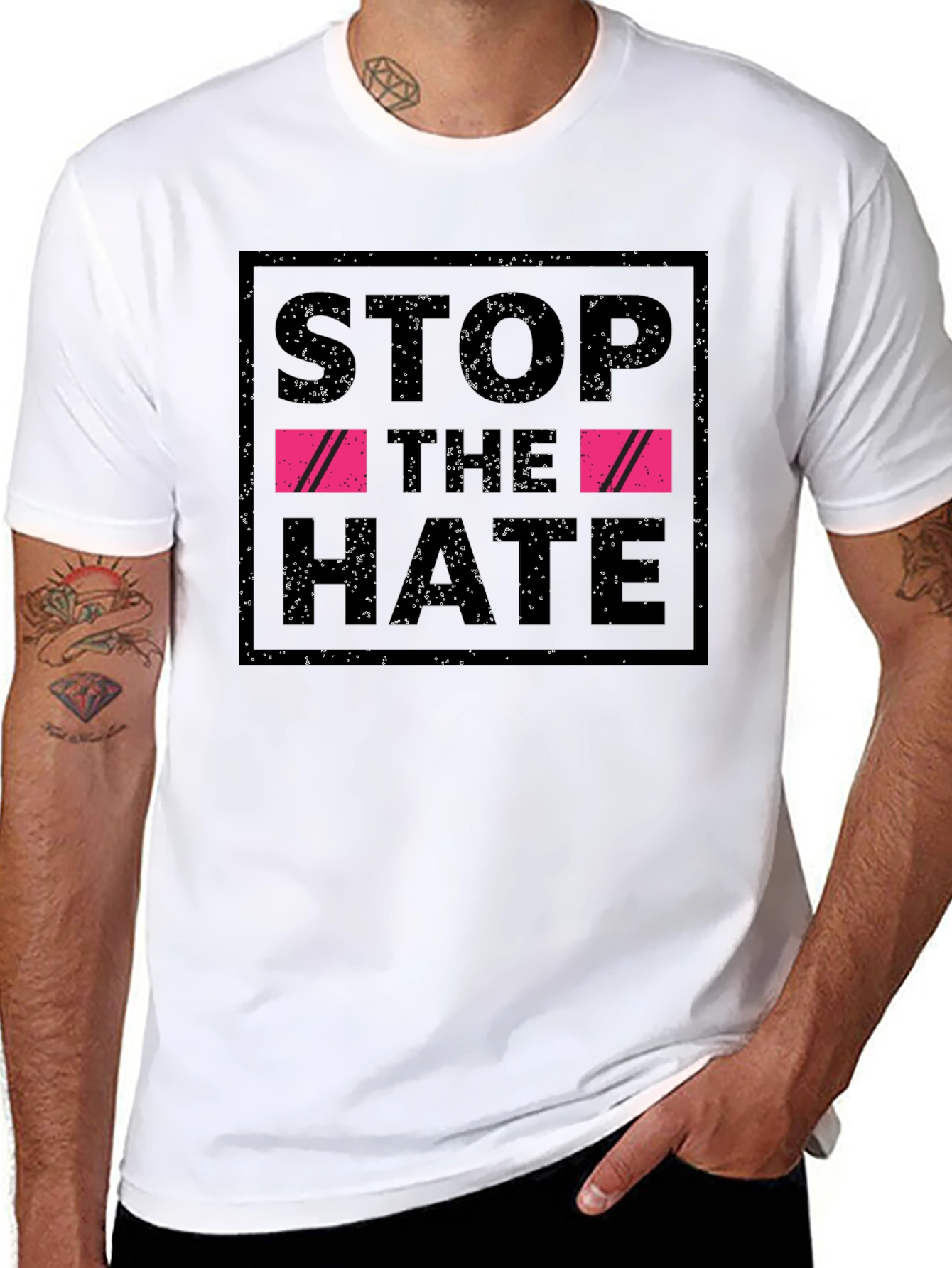 Stop the Hate Black T-Shirt