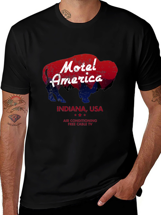 Motel America Indiana Bison T-Shirt