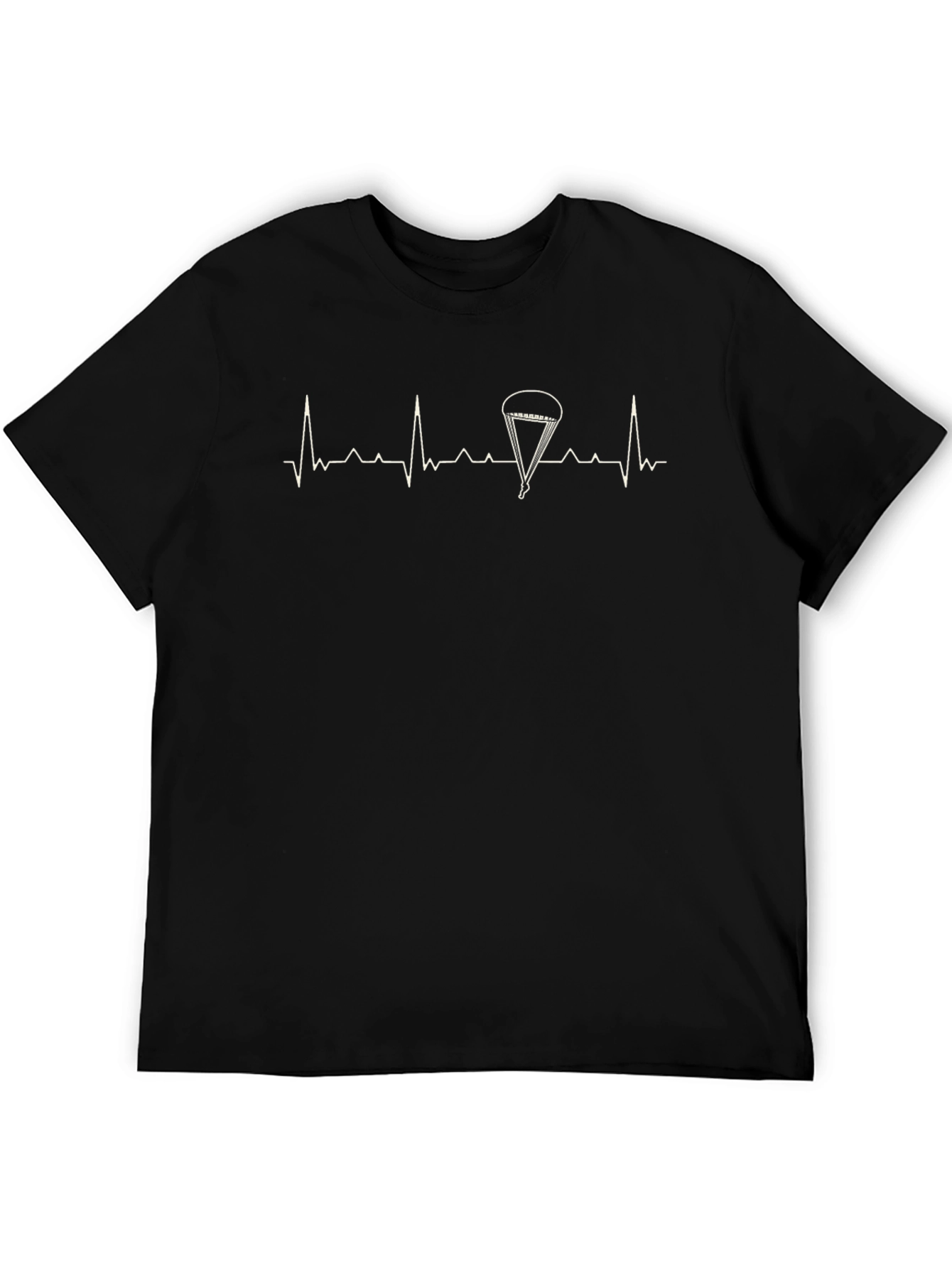 Parachute Heartbeat T-Shirt - Skydiving Life