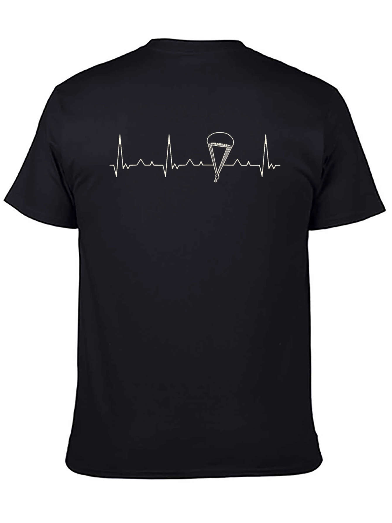 Parachute Heartbeat T-Shirt - Skydiving Life