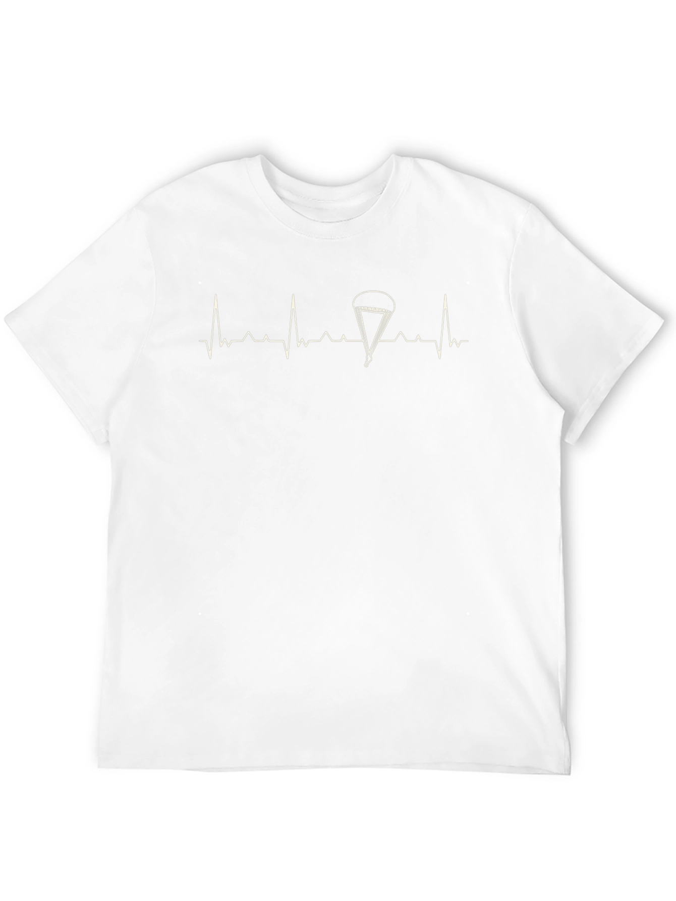 Parachute Heartbeat T-Shirt - Skydiving Life