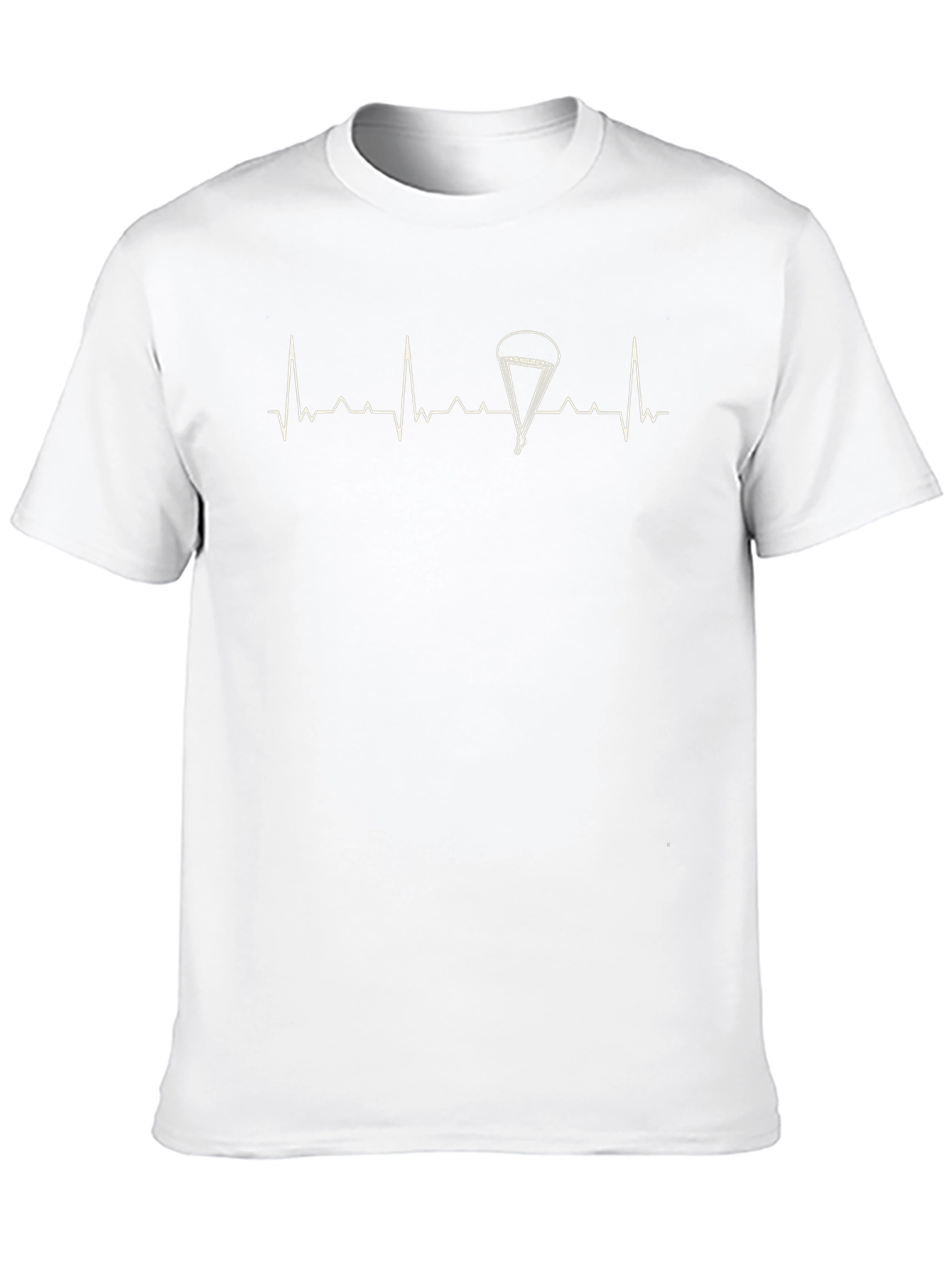 Parachute Heartbeat T-Shirt - Skydiving Life