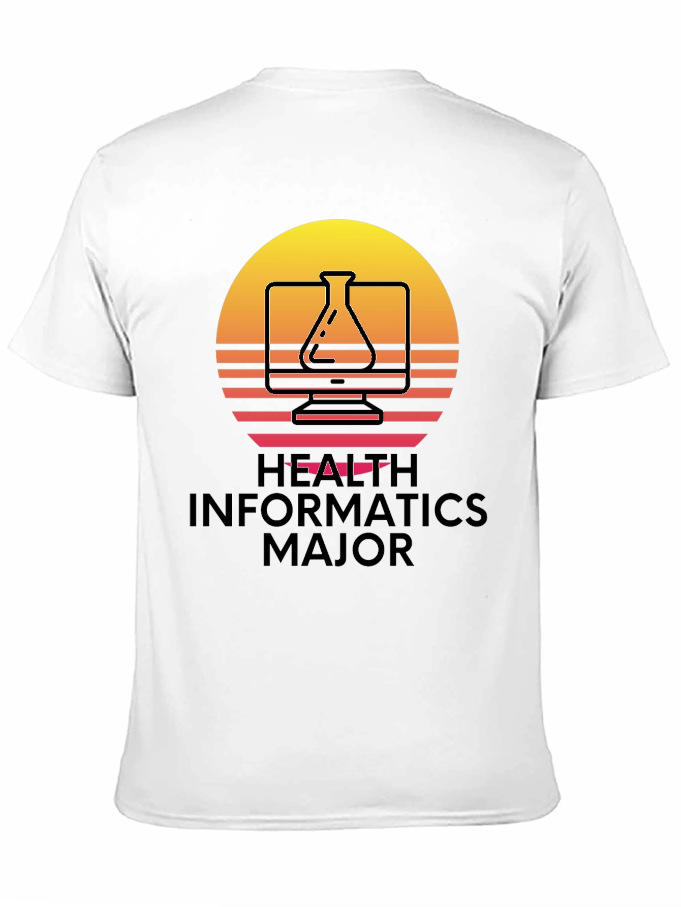 Health Informatics Major T-Shirt Retro Design