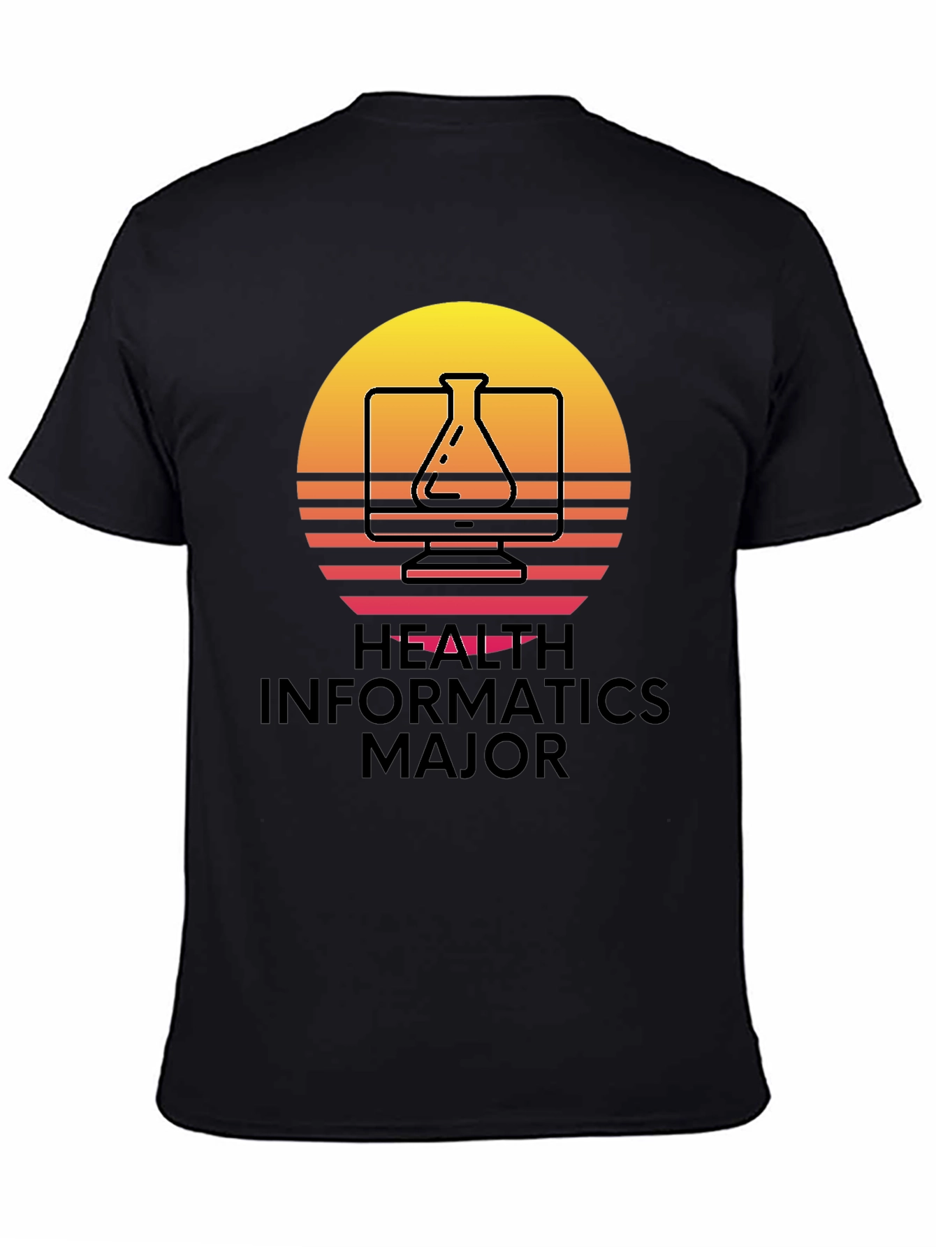 Health Informatics Major T-Shirt Retro Design