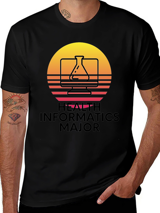 Health Informatics Major T-Shirt Retro Design
