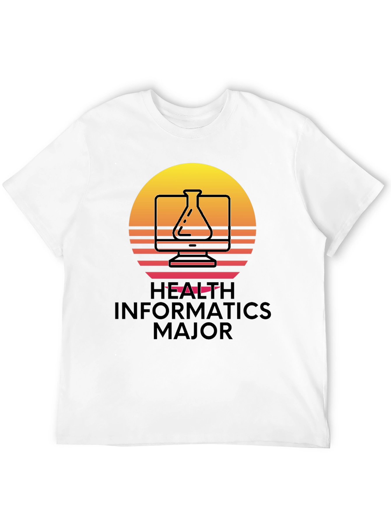 Health Informatics Major T-Shirt Retro Design