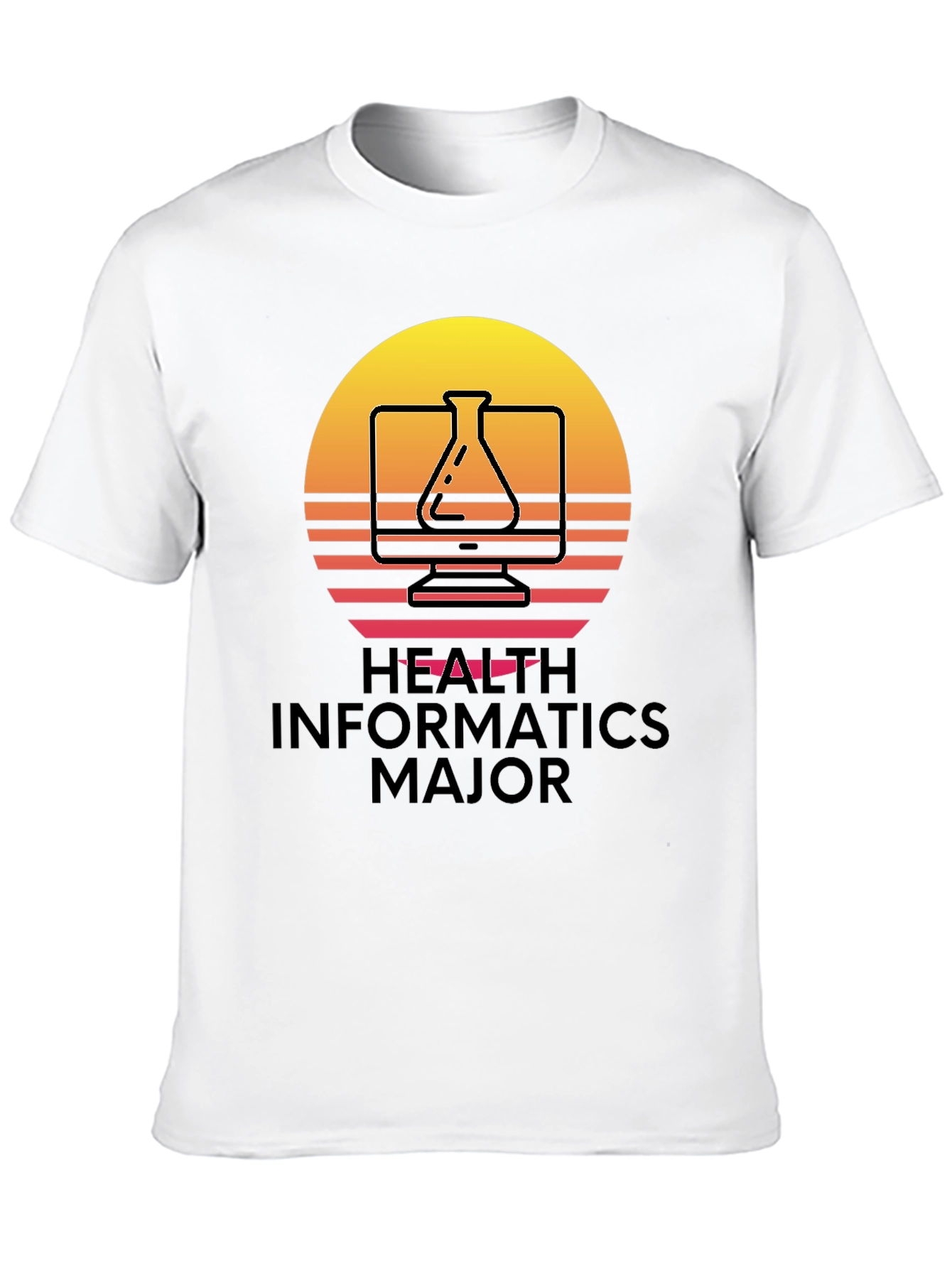 Health Informatics Major T-Shirt Retro Design