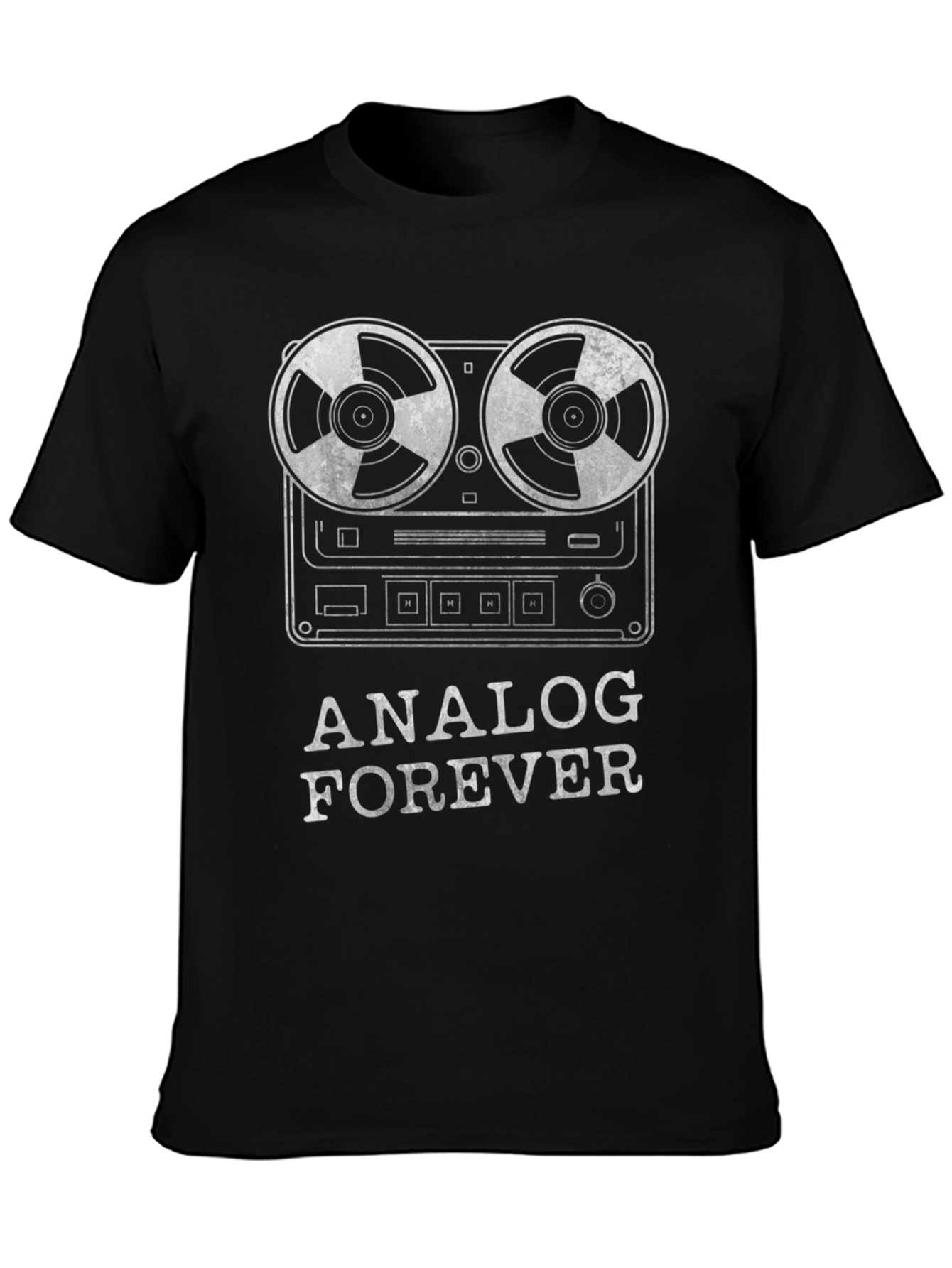 Analog Forever T-Shirt - Retro Music Lover Tee
