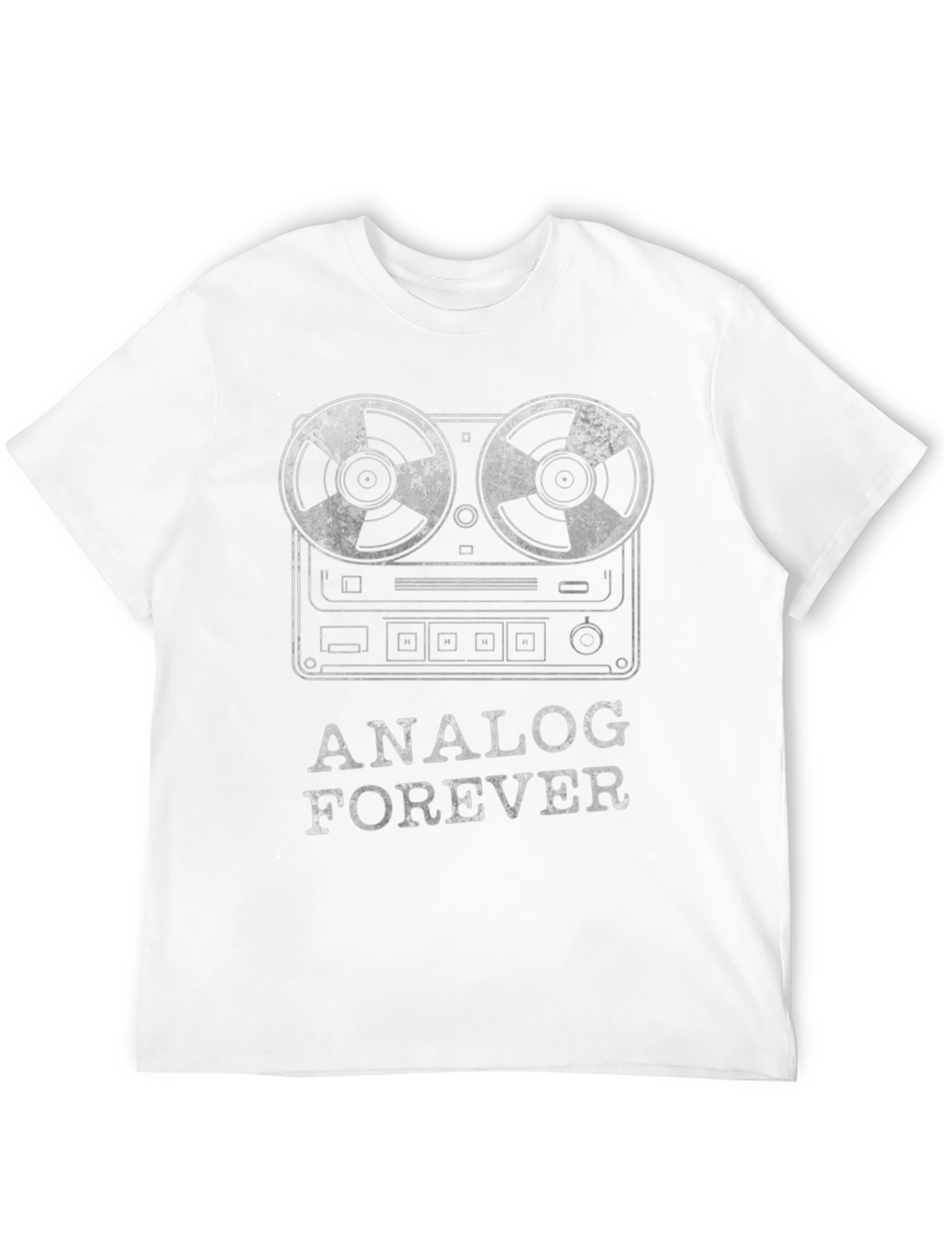 Analog Forever T-Shirt - Retro Music Lover Tee
