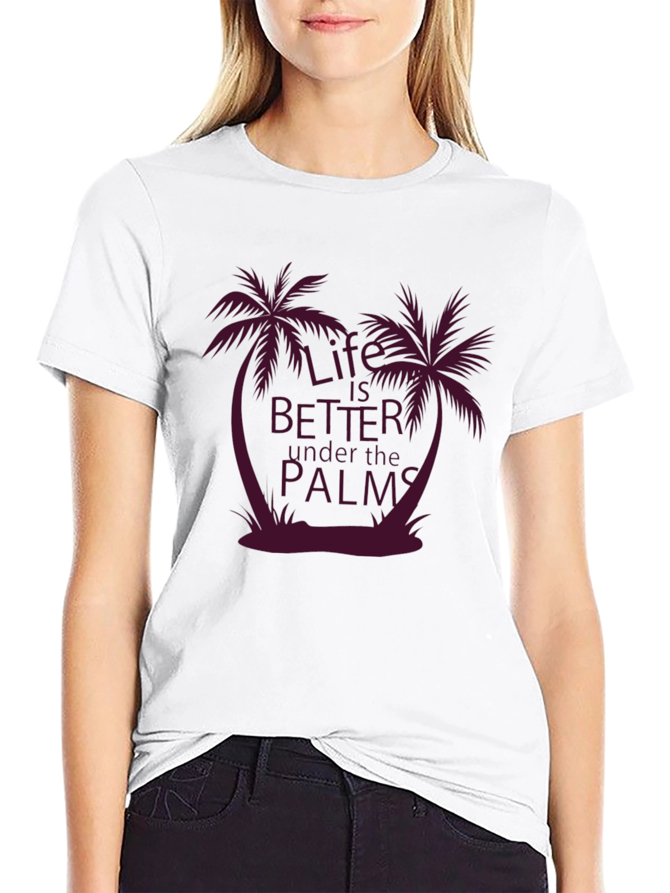 Life is Better Under the Palms Graphic Tee