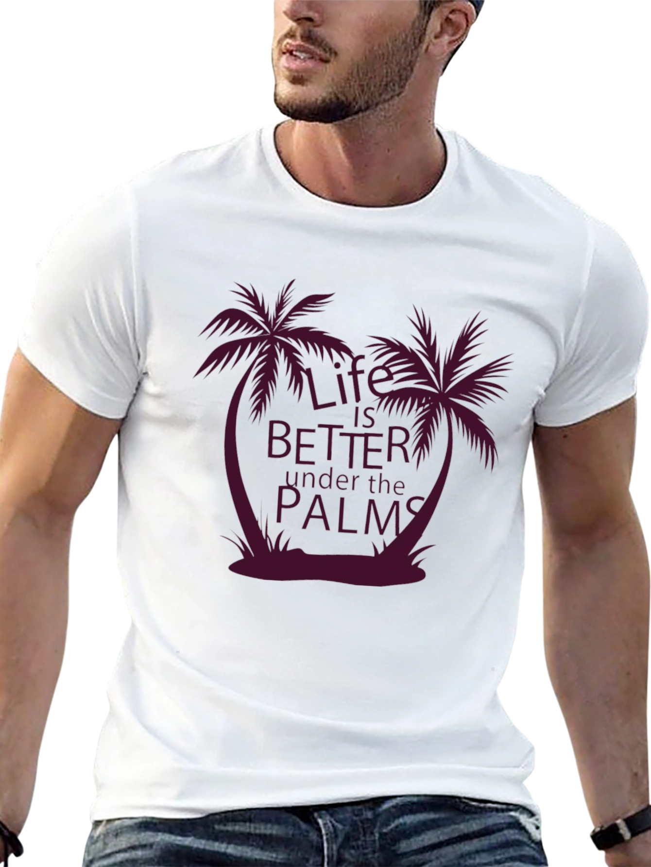 Life is Better Under the Palms Graphic Tee