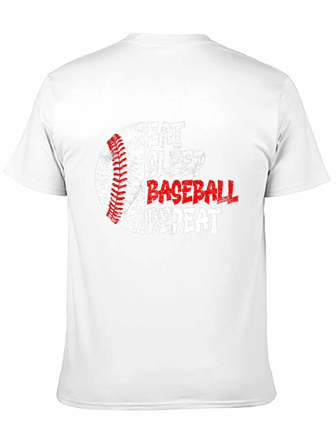Eat Sleep Baseball Repeat Graphic Tee